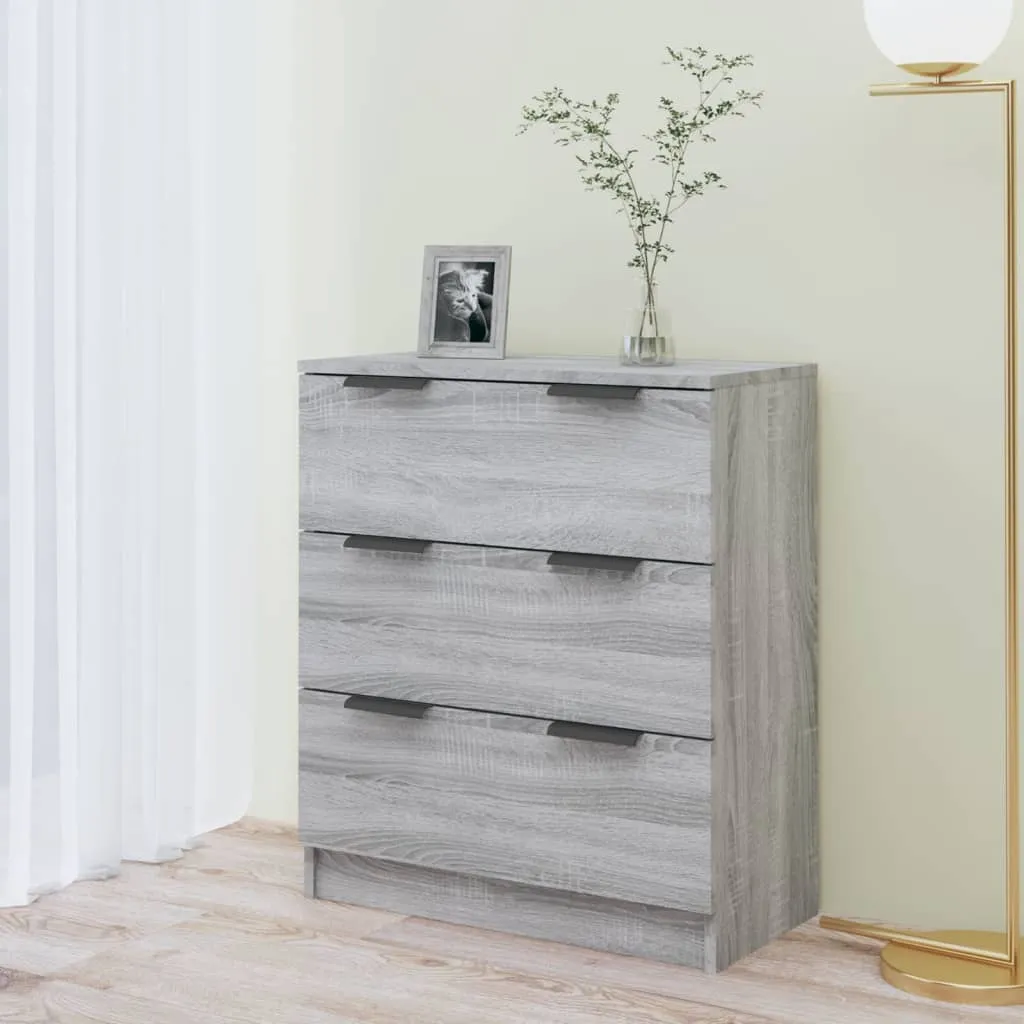 Klassisches Sideboard 60x30x70 cm in Grau Sonoma aus Holzwerkstoff