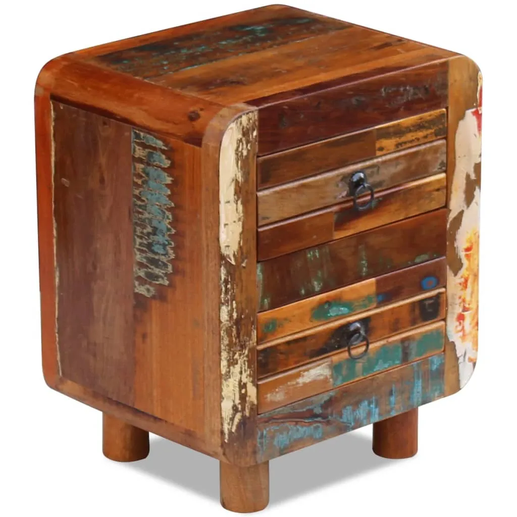 Antik-Stil Nachttisch aus Massivholz 43 x 33 x 51 cm
