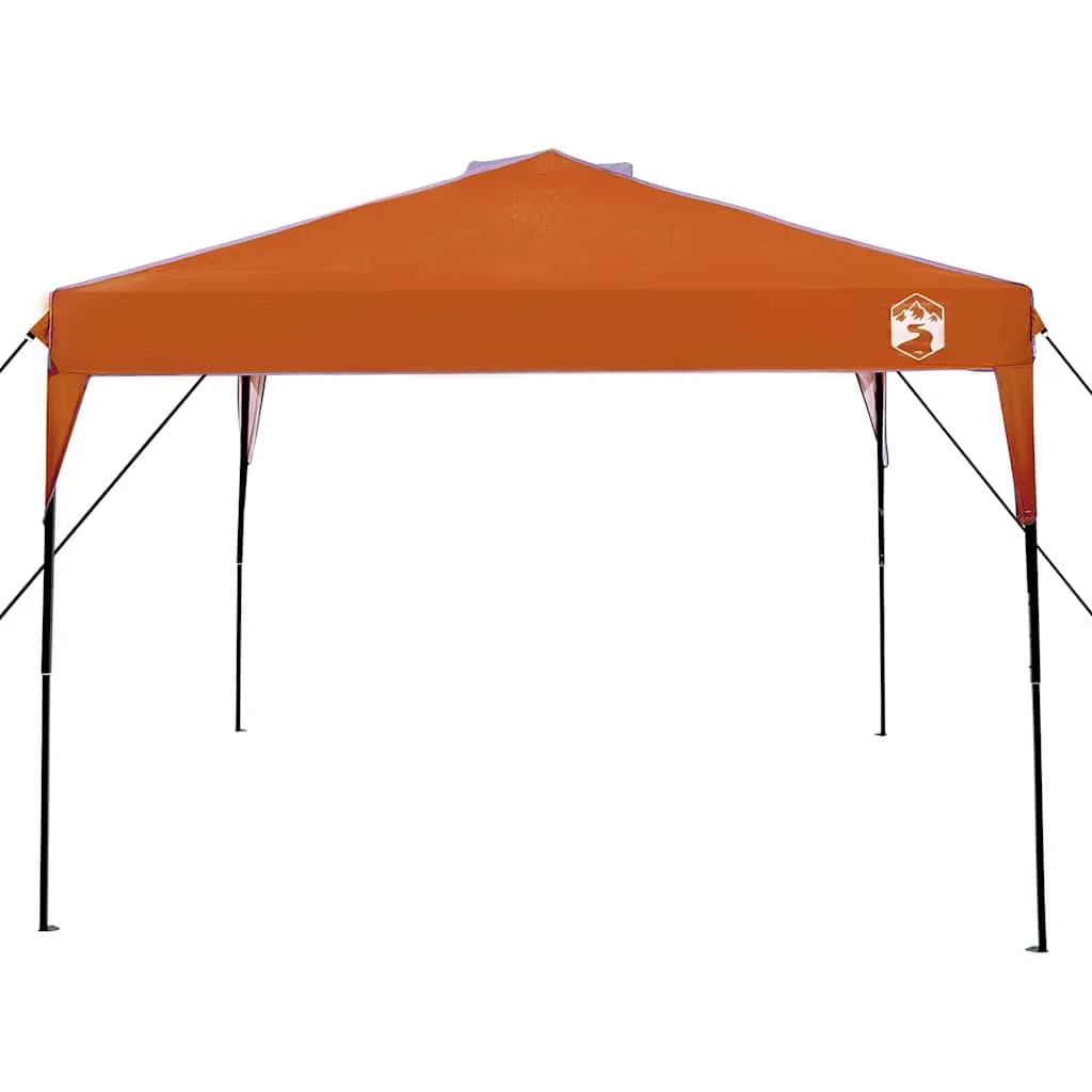Pop-up Pavillon Zelt 290x290x251 cm Orange für Outdoor-Events