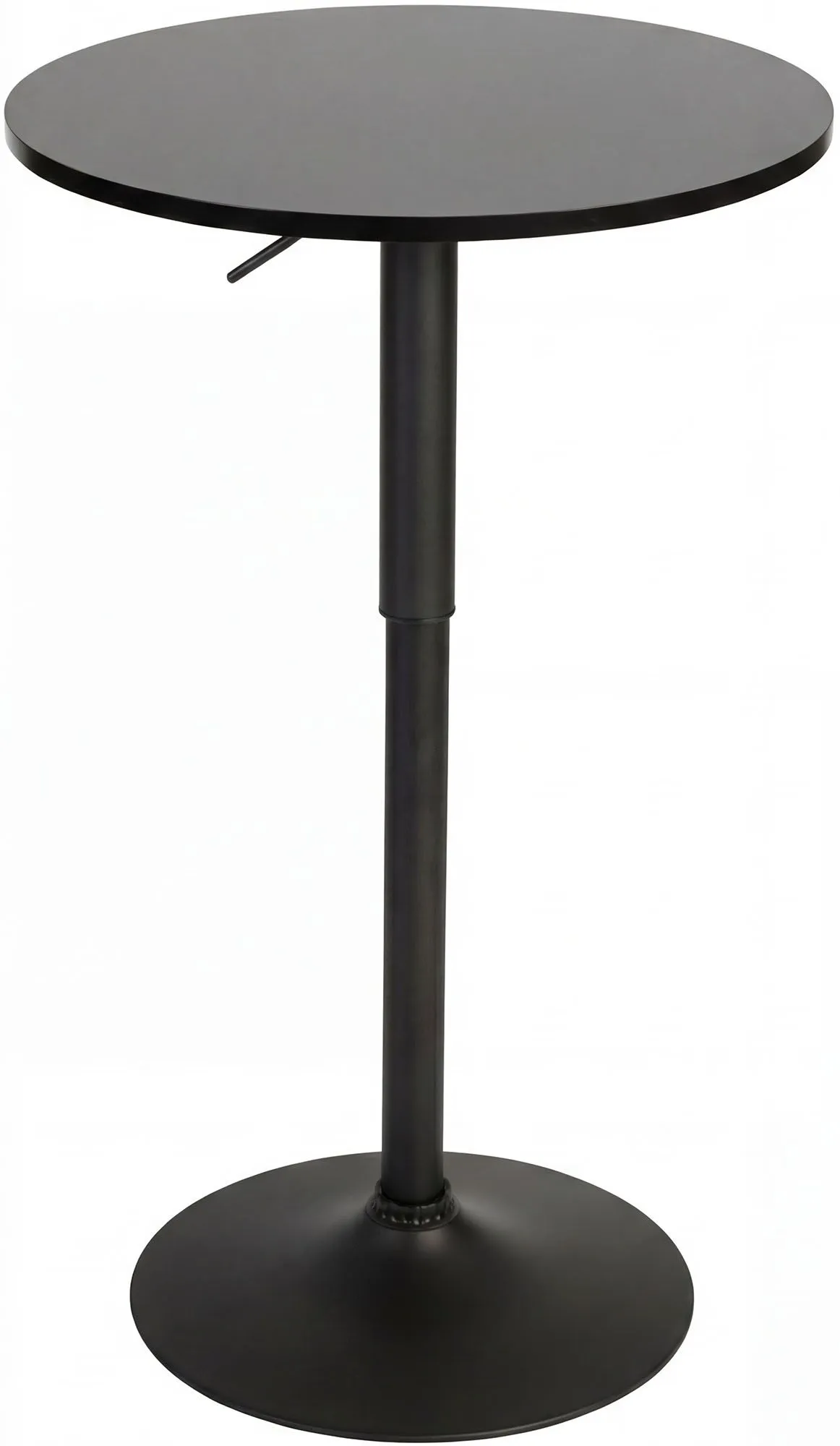Stehtisch Lamoni 60x60x85 cm schwarz/schwarz Massivholz