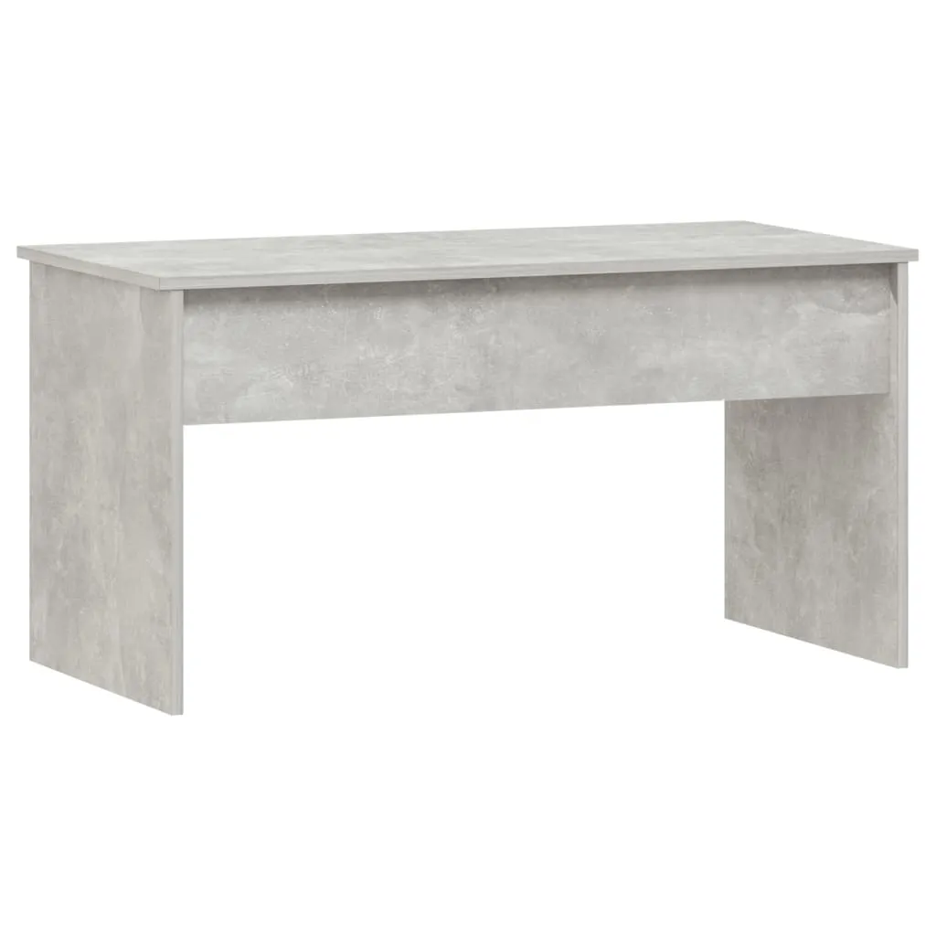 Höhenverstellbarer Couchtisch 102x50,5x52,5 cm in Betongrau