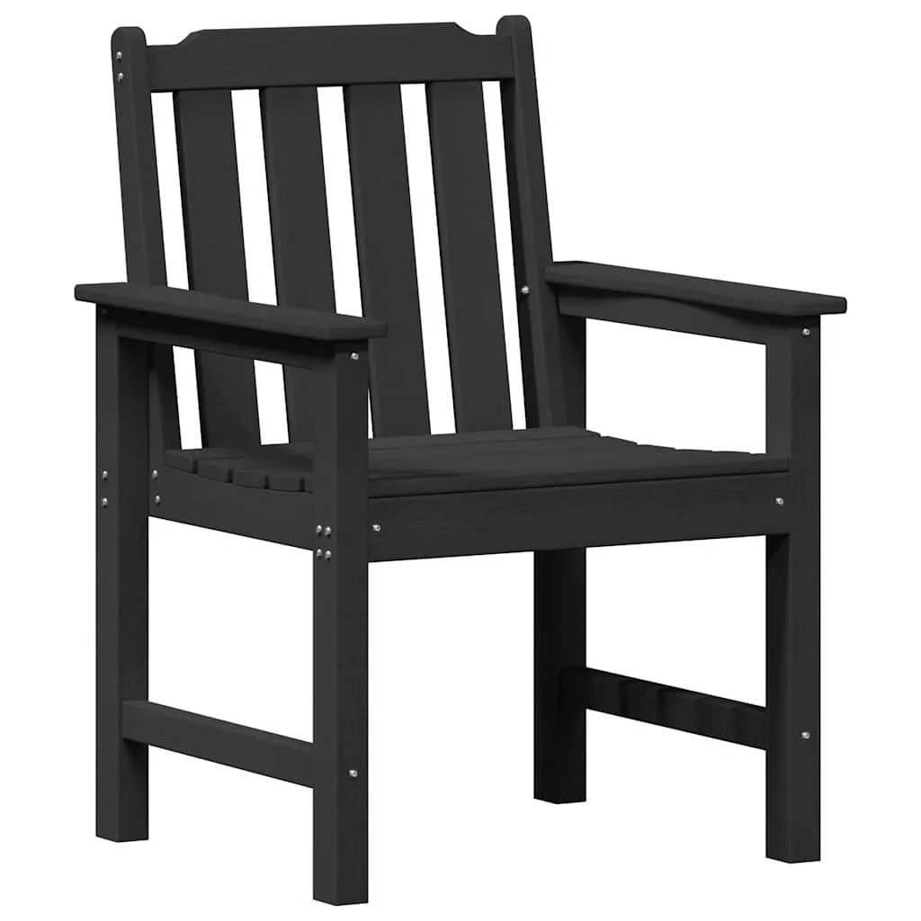 Modernes Gartenmöbel 65,5x59x88 cm Schwarz aus HDPE
