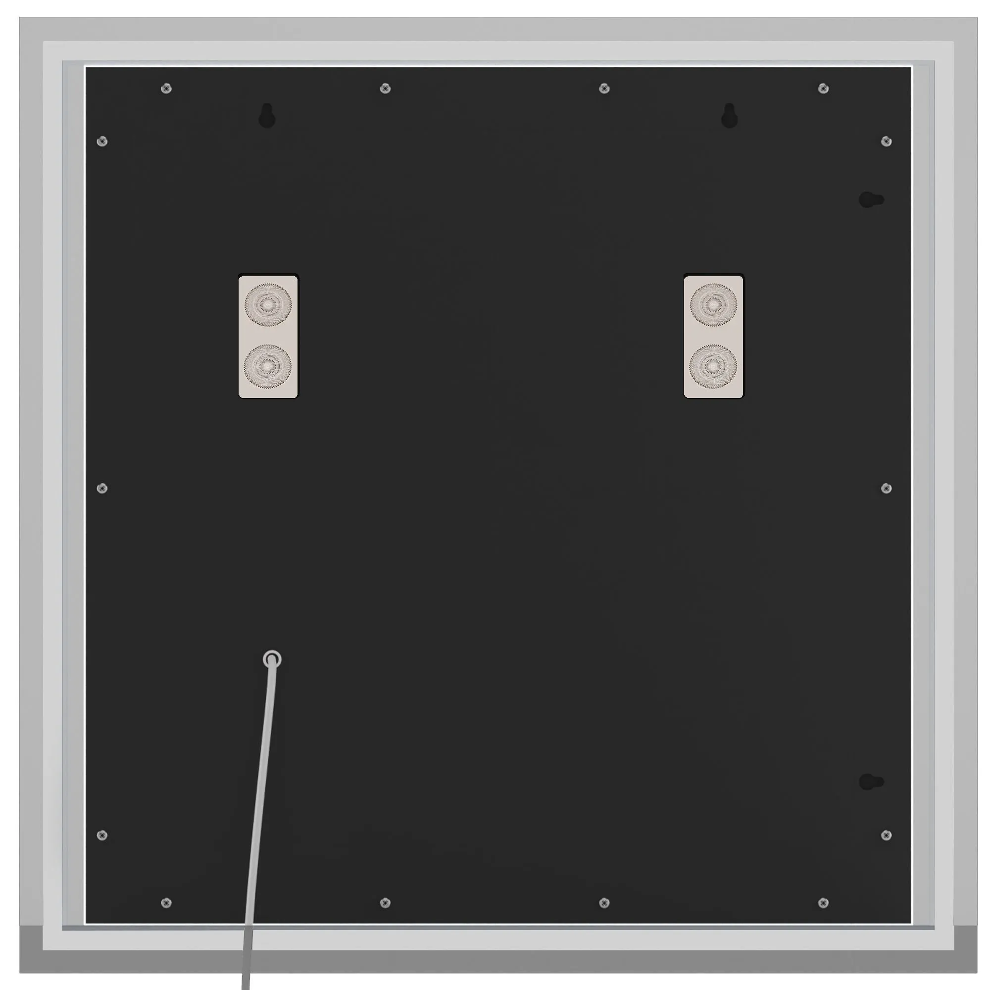 Badspiegel Jaffrey Bluetooth 80x80 Klarglas