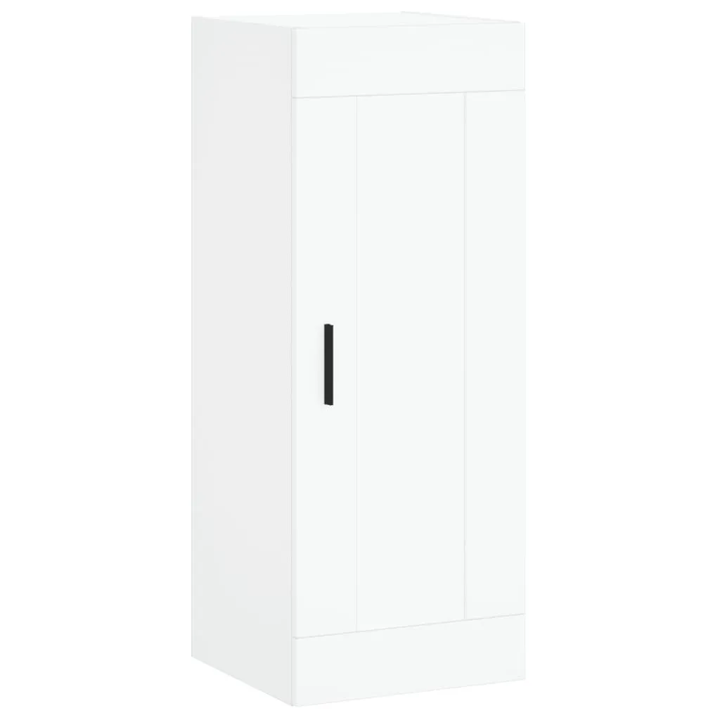 Highboard Weiß 34,5x34x180 cm Holzwerkstoff