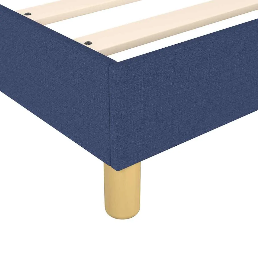 Boxspringbett mit Taschenfederkernmatratze, 203x80 cm, Blau