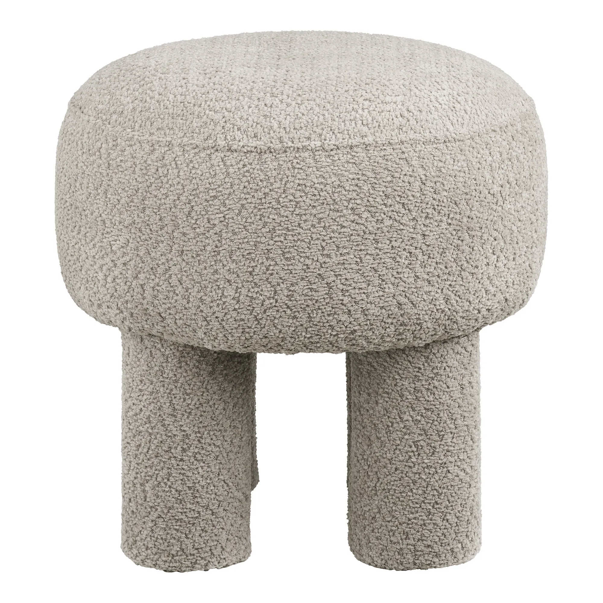 tinkaro Puffer Canberra ø43x43 cm Dunkelsand