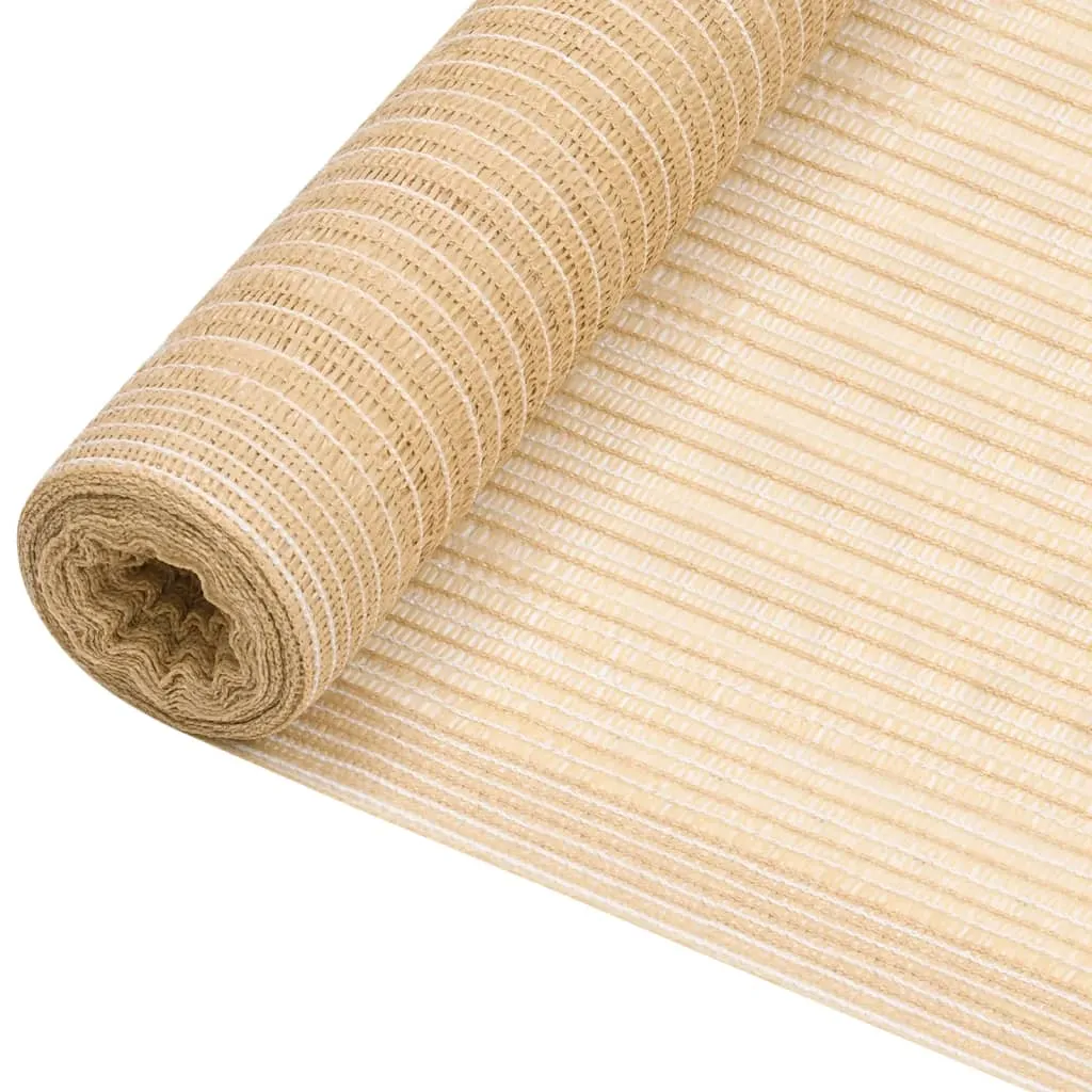 Sichtschutznetz HDPE Beige 1,2 x 25 m – UV- und schimmelresistent