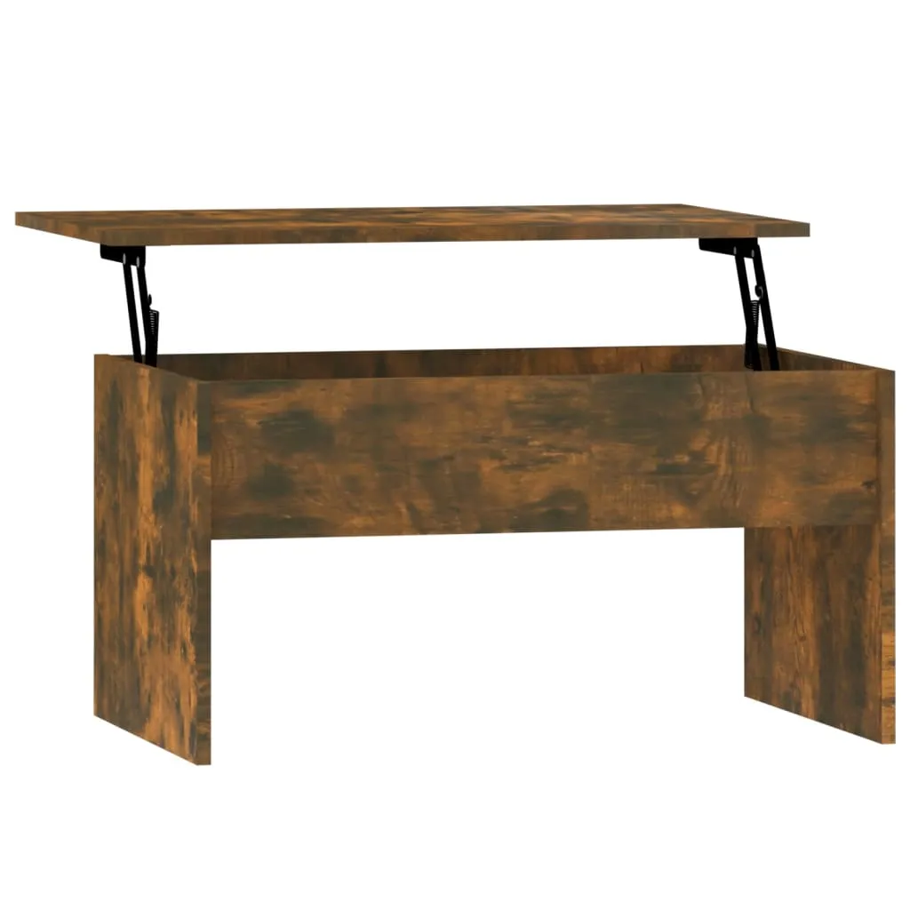 Couchtisch Räuchereiche 80x50,5x41,5 cm Holzwerkstoff Couchtisch Räuchereiche 80x50,5x41,5 cm Holzwerkstoff