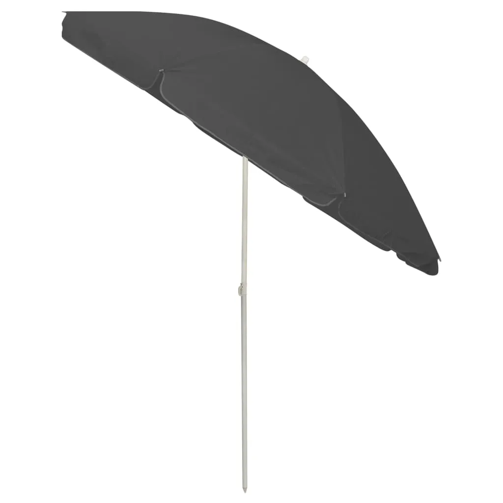 Strandschirm Anthrazit 240 cm