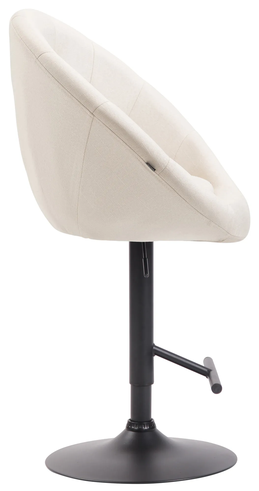 Barhocker London V2 107-128x65x57 cm Creme