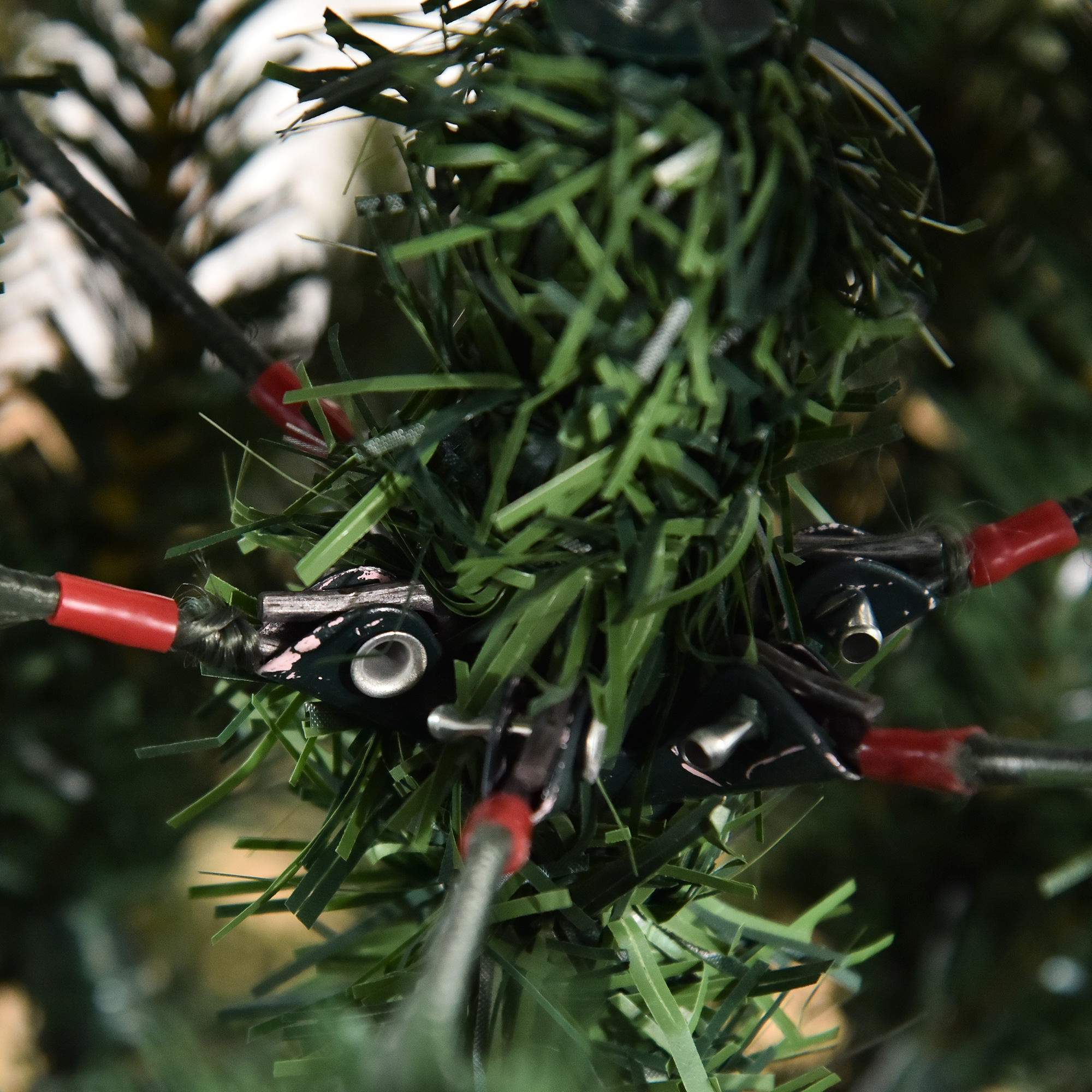 Künstlicher Weihnachtsbaum 150 cm Tannenbaum PVC PE Grün