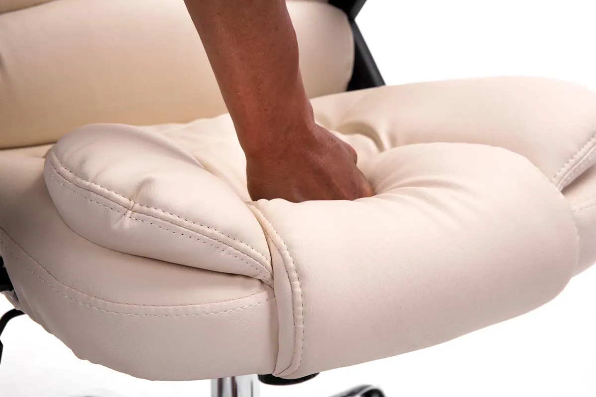 Bürostuhl Thor 113-123 x 69,5 x 78 cm creme