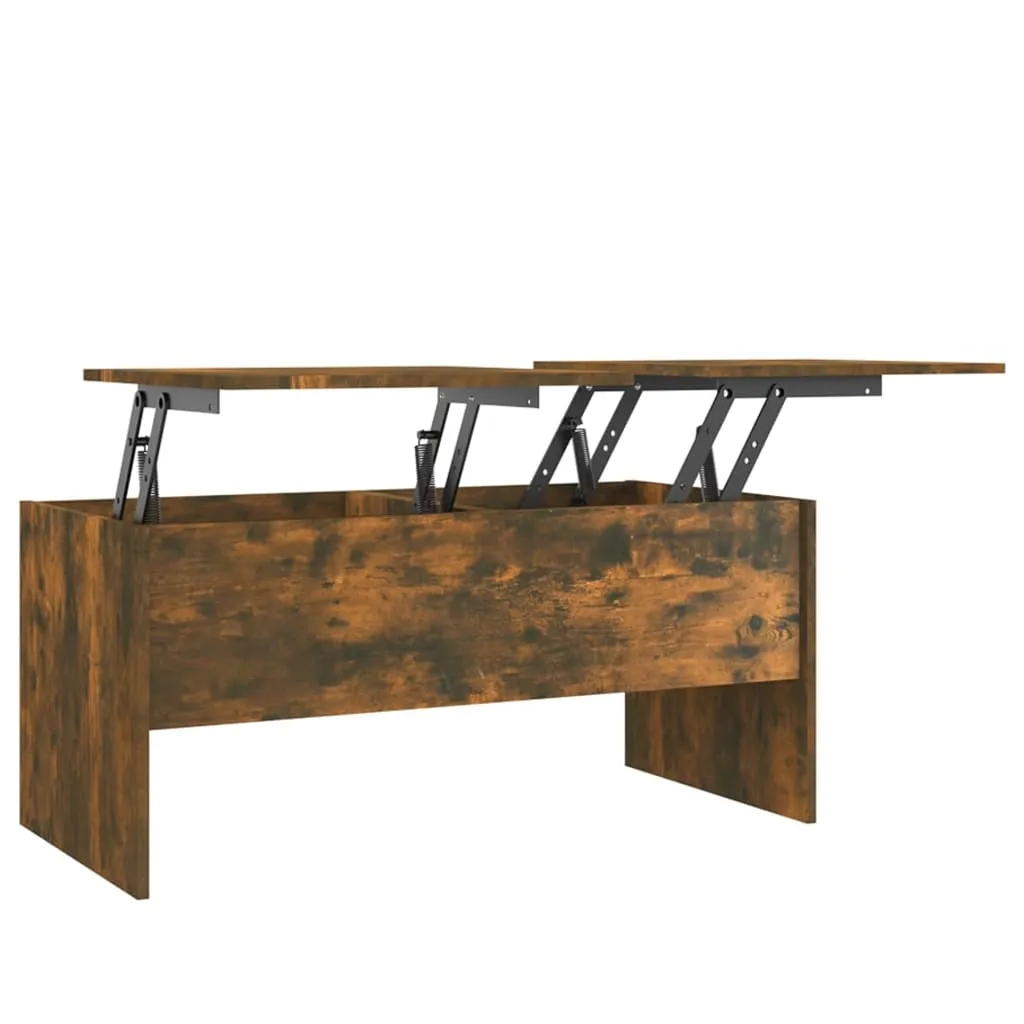 Couchtisch Räuchereiche 102x50,5x46,5 cm Holzwerkstoff Couchtisch Räuchereiche 102x50,5x46,5 cm Holzwerkstoff