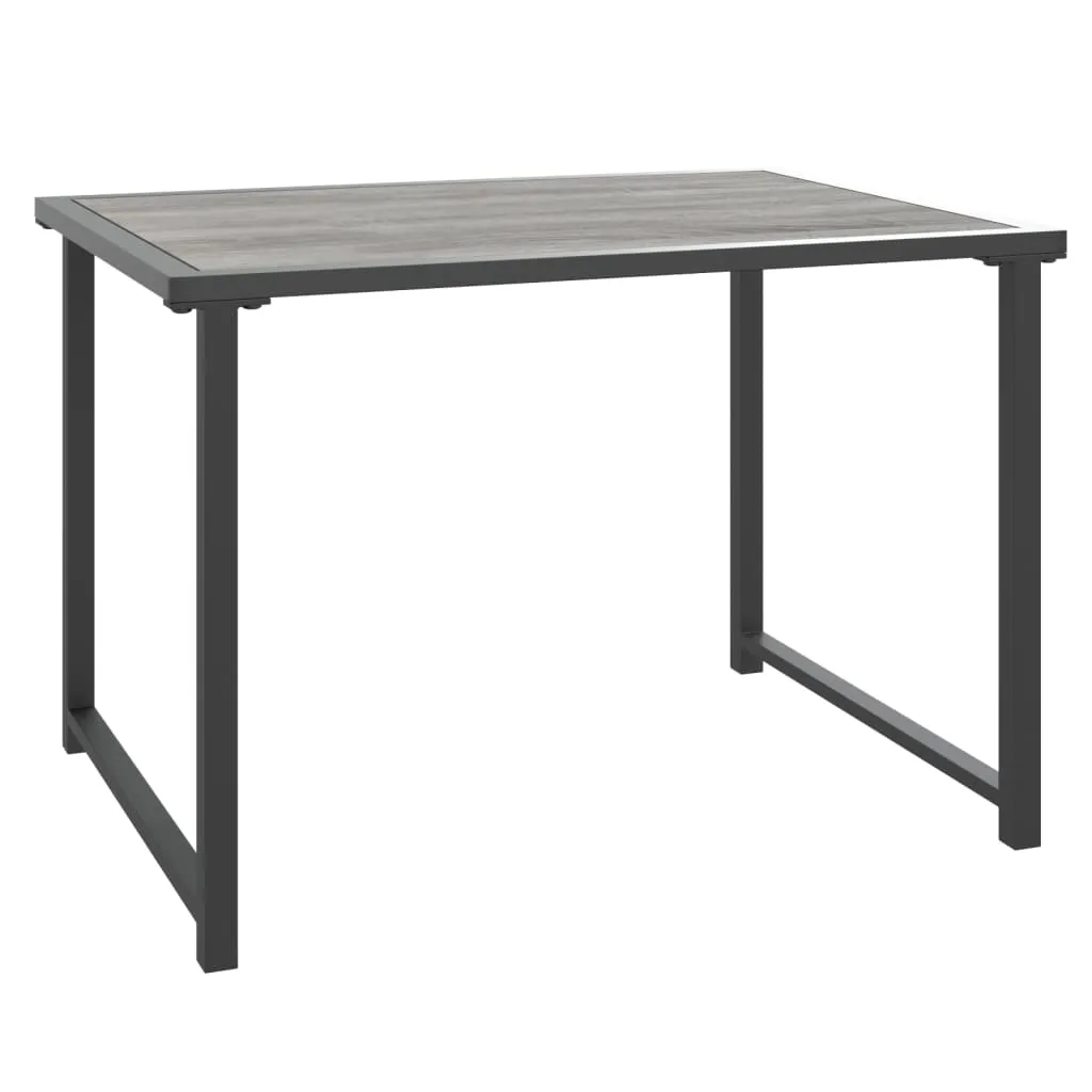 Stabiler Gartentisch Anthrazit 55 x 40 x 37 cm für Terrasse und Garten