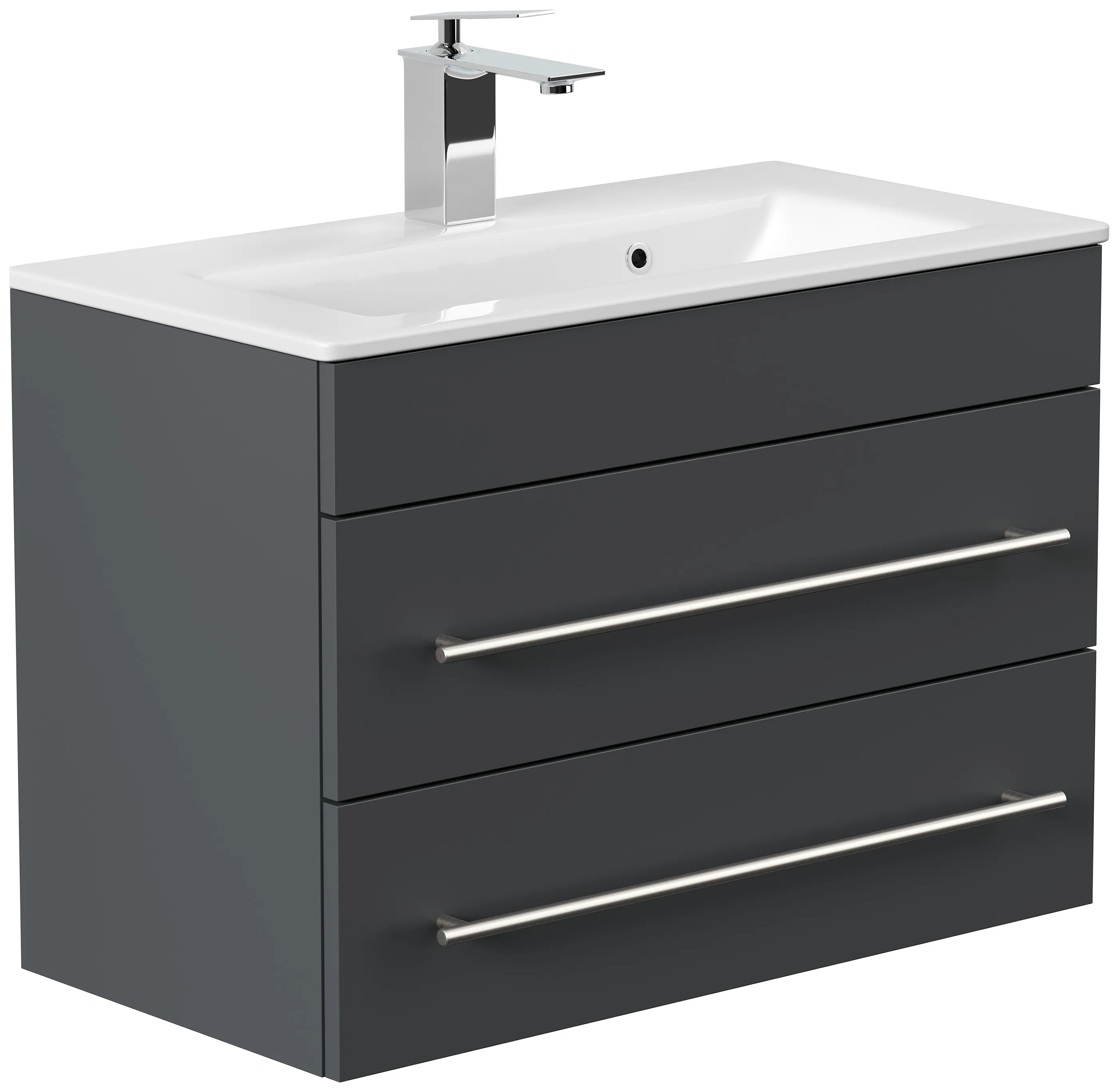 Badmöbel Portus 700 SlimLine grafit Badmöbel Portus 700 SlimLine grafit