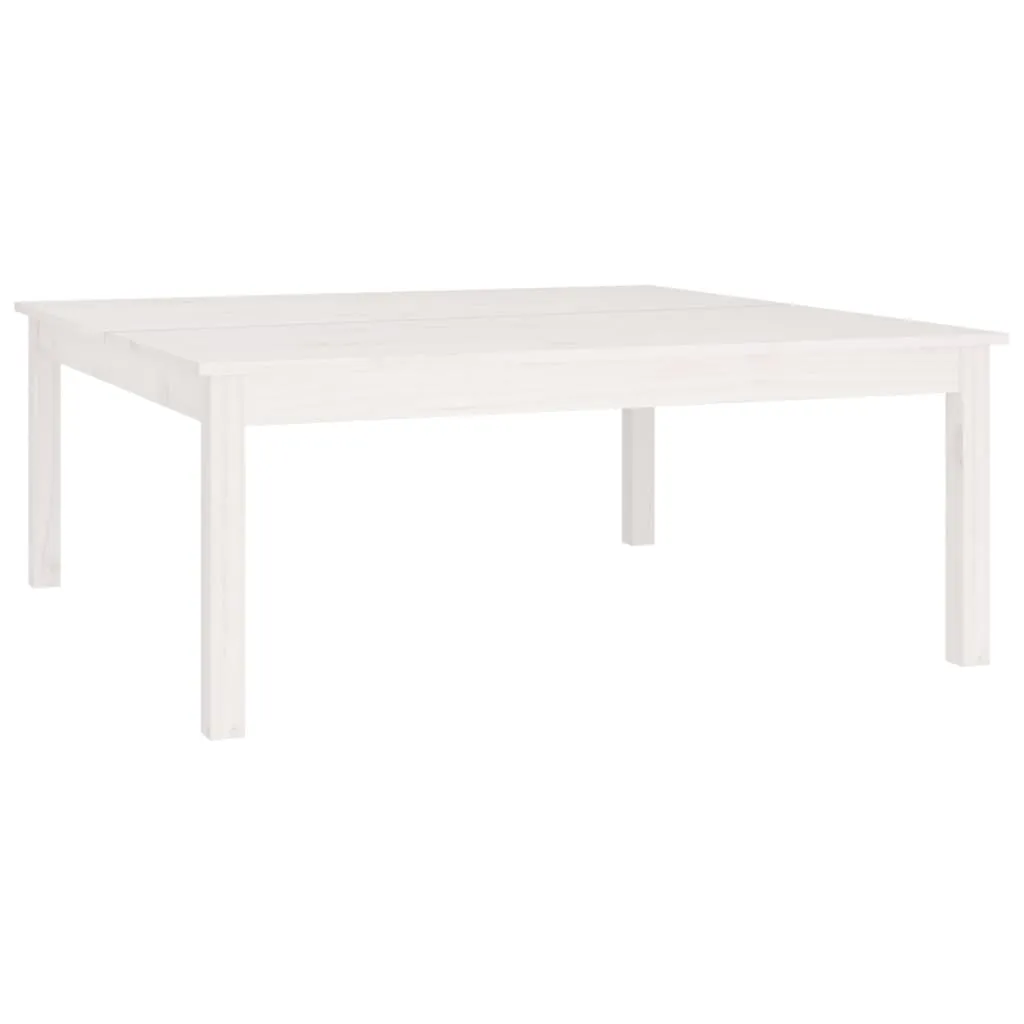 Couchtisch Weiß 100x100x40 cm Massivholz Kiefer Couchtisch Weiß 100x100x40 cm Massivholz Kiefer
