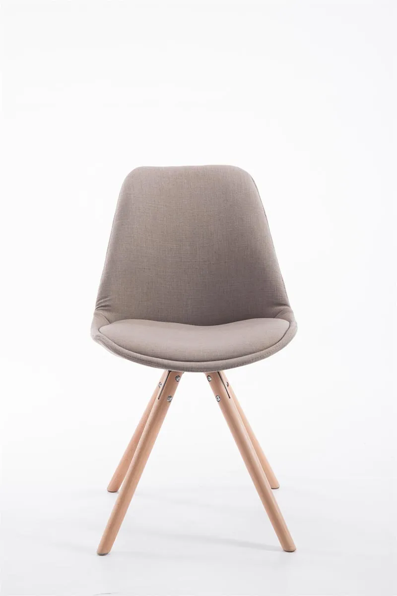 Besucherstuhl Toulouse 84x48x56 cm taupe