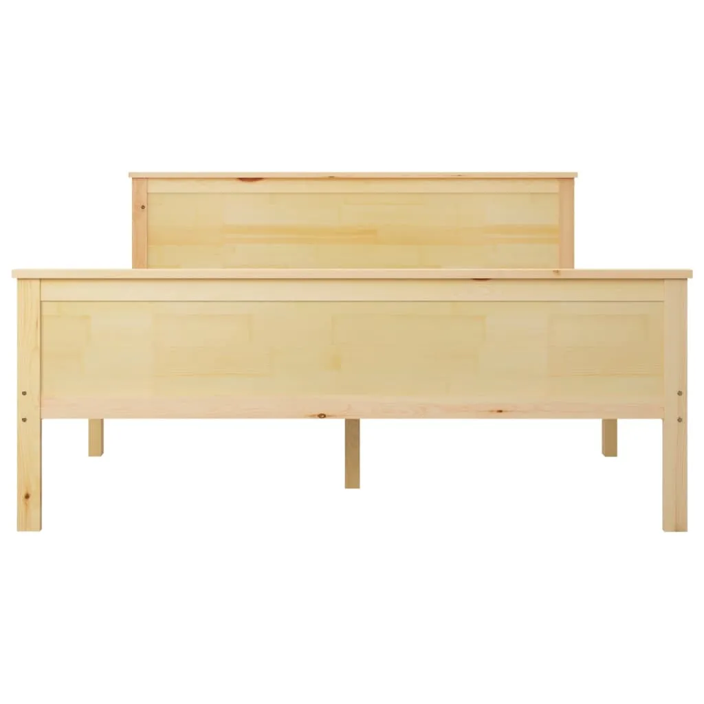 Massivholzbett ohne Matratze 120x200 cm Kiefernholz