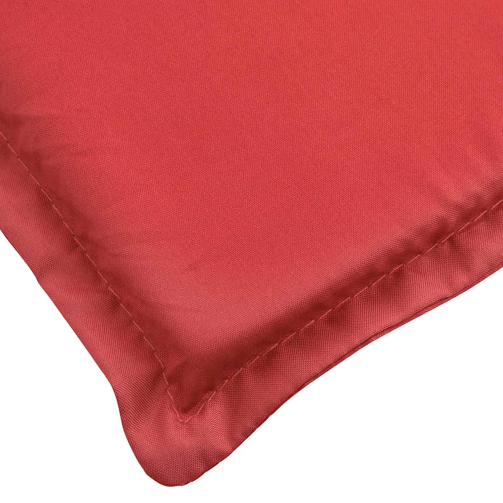 Liegenauflage Oxford-Gewebe 186x58x4 cm Rot
