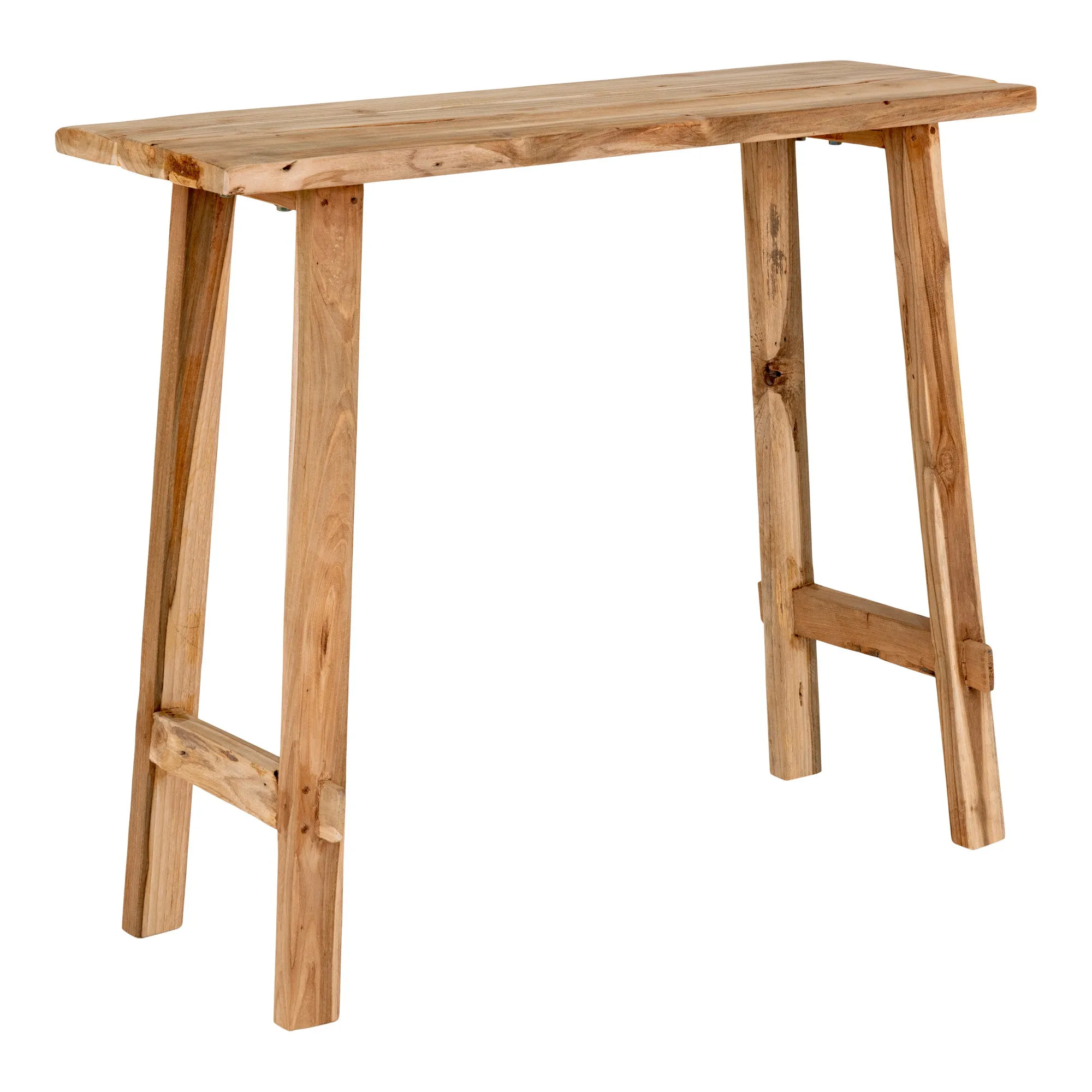 tinkaro Girona Konsolentisch Teak 90x30x80 cm Natur