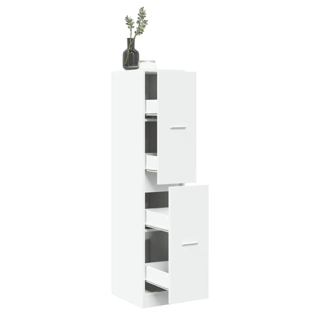 Apothekerschrank Weiß 30 x 41 x 144,5 cm Holzwerkstoff