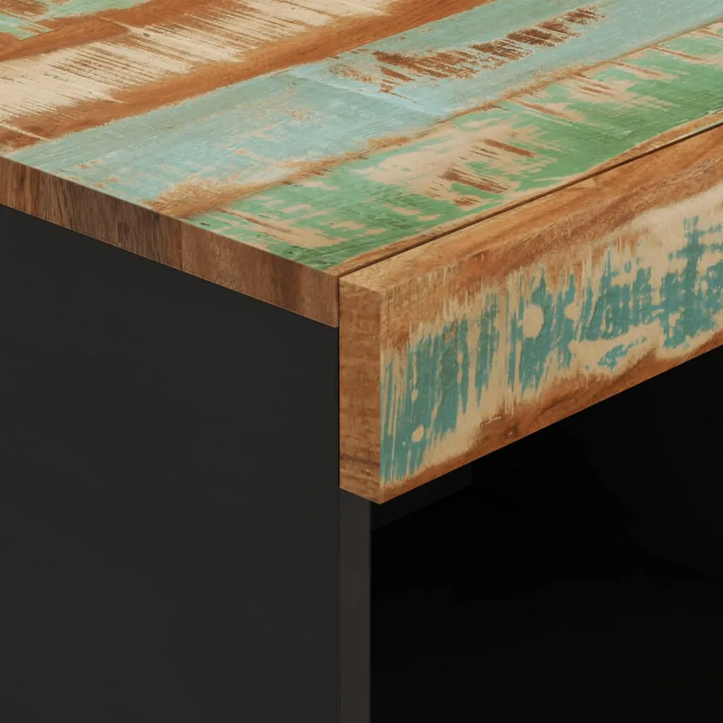Beistelltisch 85x33x75 cm Altholz Massiv