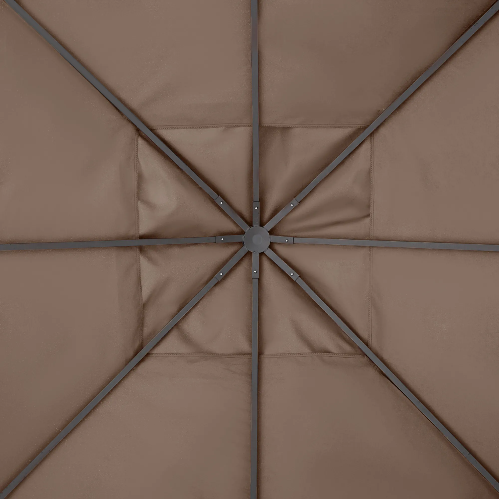 Pavillon Ersatzdach 298x295 cm in Kaffee