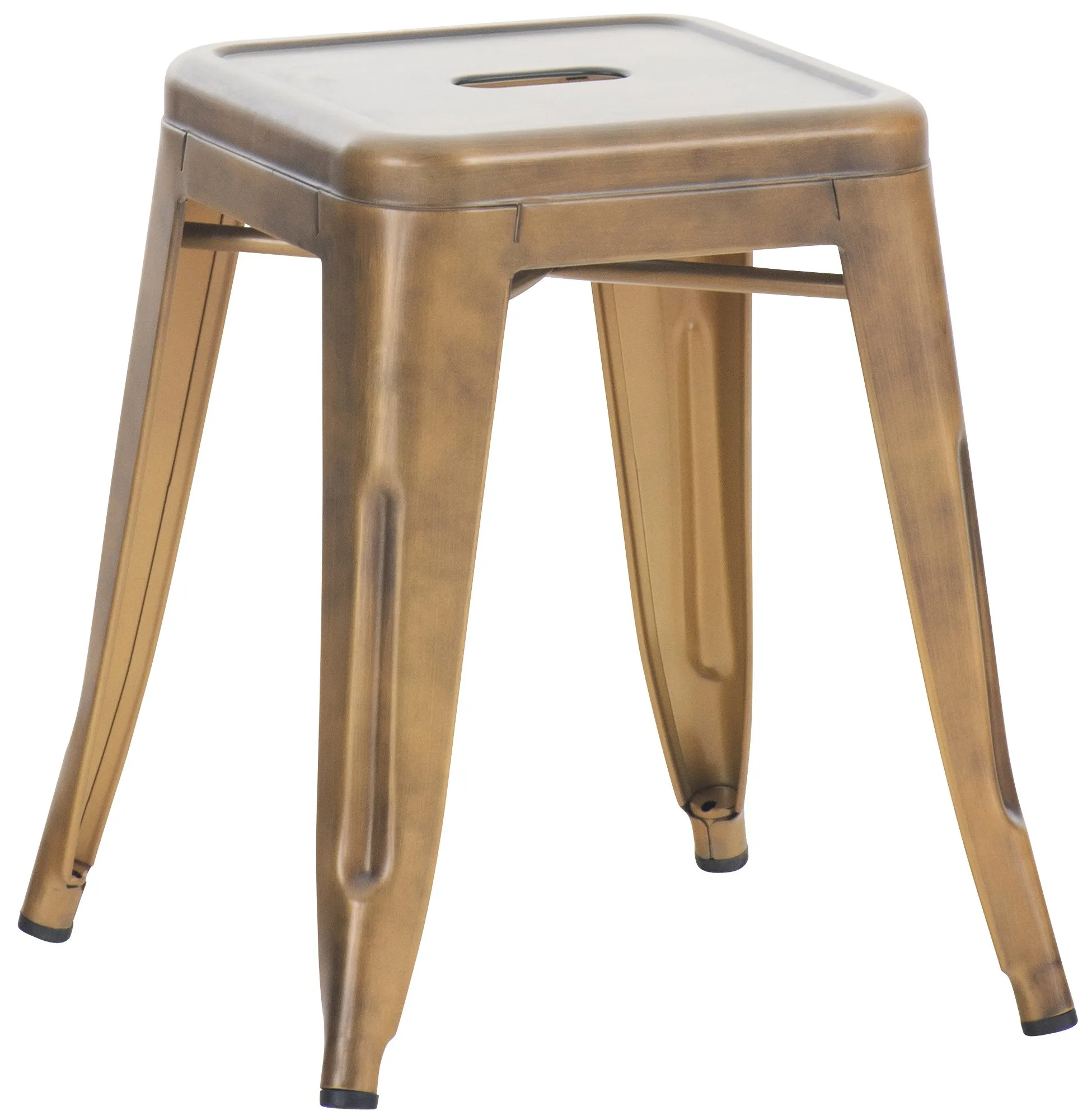Hocker Armin Stapelhocker 40x40x46 cm Gold