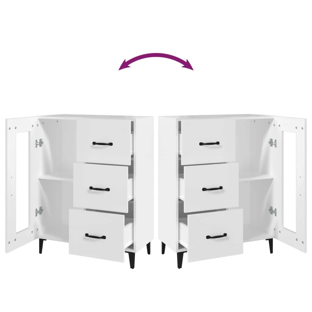 Praktisches Sideboard in Weiß 69,5 x 34 x 90 cm