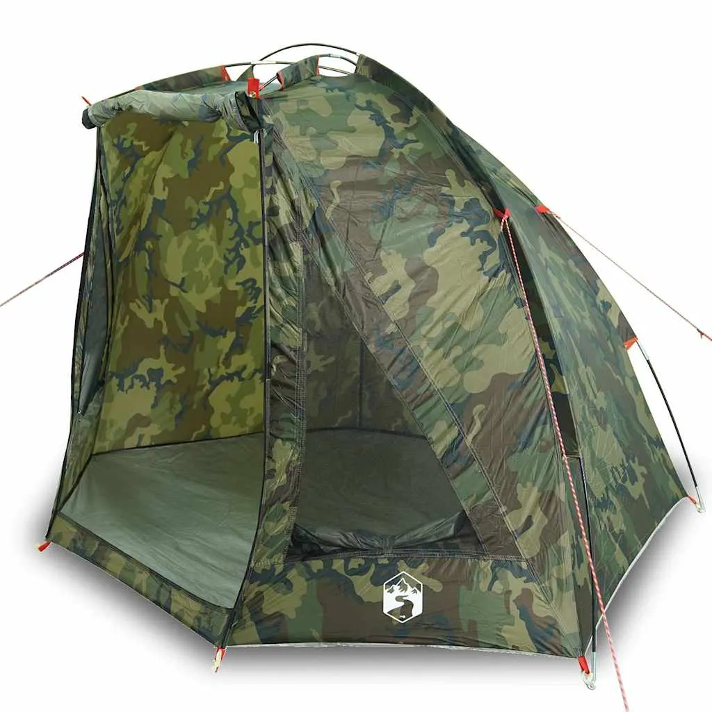 Angelzelt Campingzelt 210x170x125 cm Tarnfarbe wasserdicht