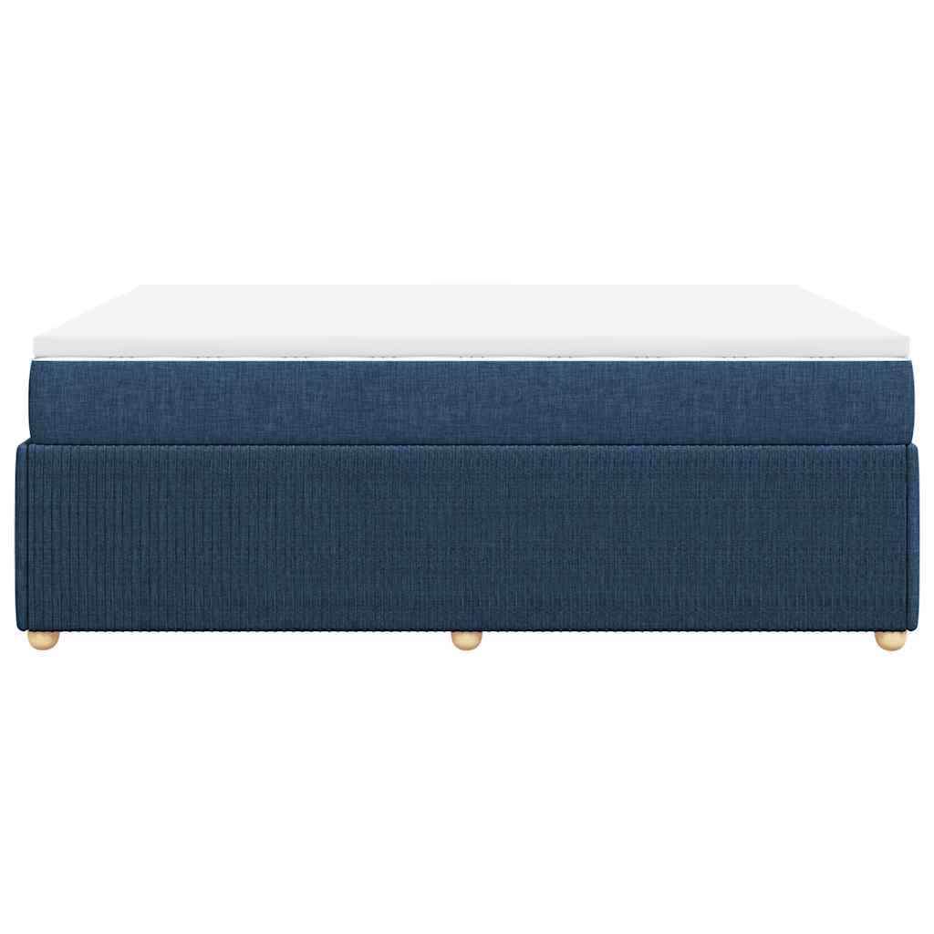 Boxspringbett Taschenfederkernmatratze 140x200 cm Blau