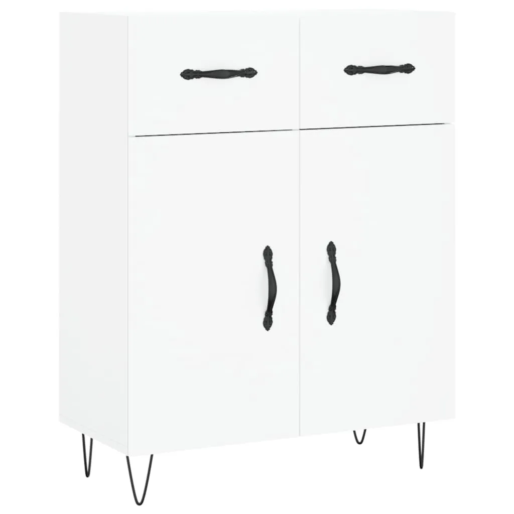Sideboard Weiß 69,5x34x90 cm Holzwerkstoff