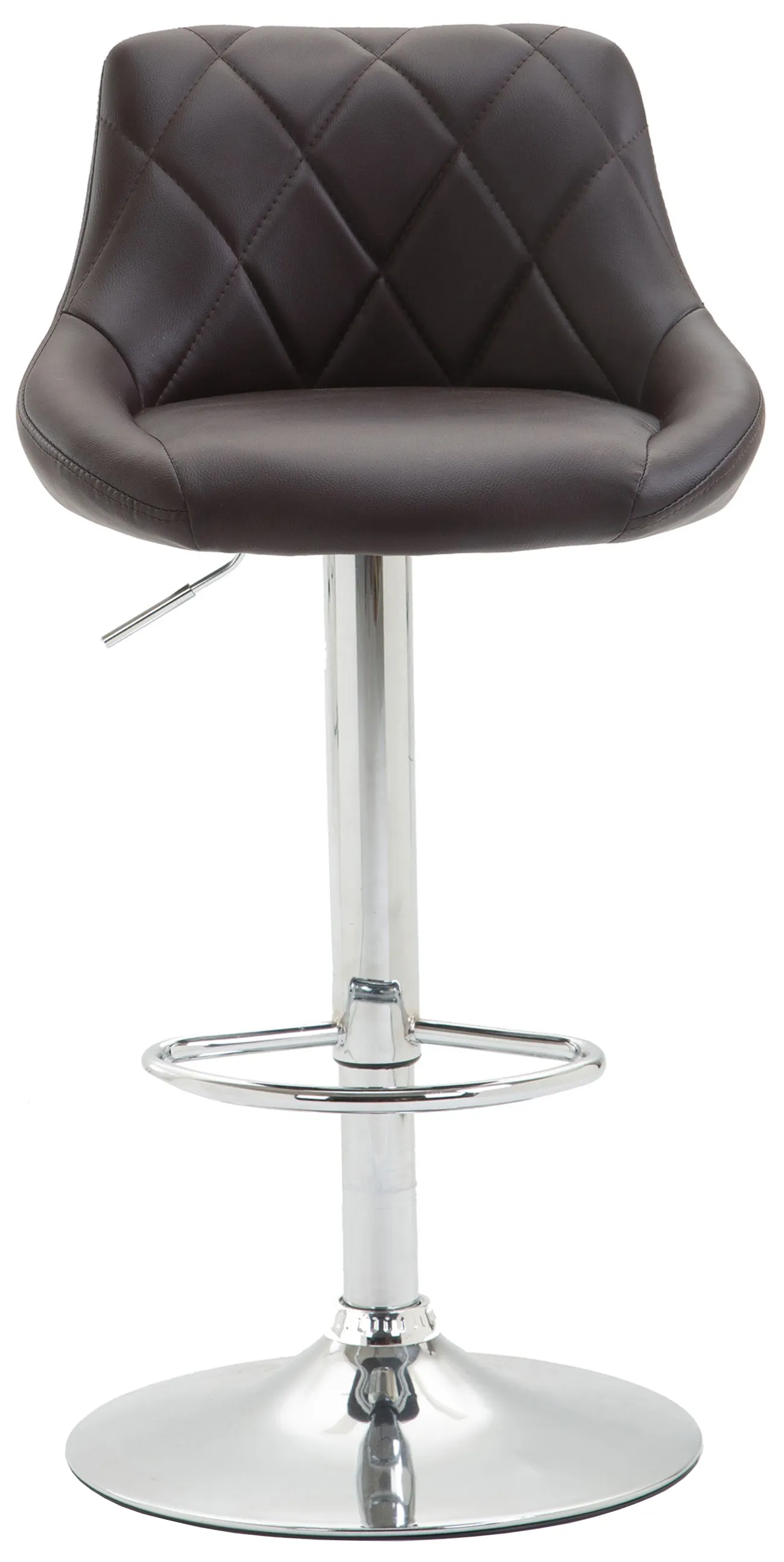 Barhocker Lazio 2er Set 83-104x46x49 cm braun