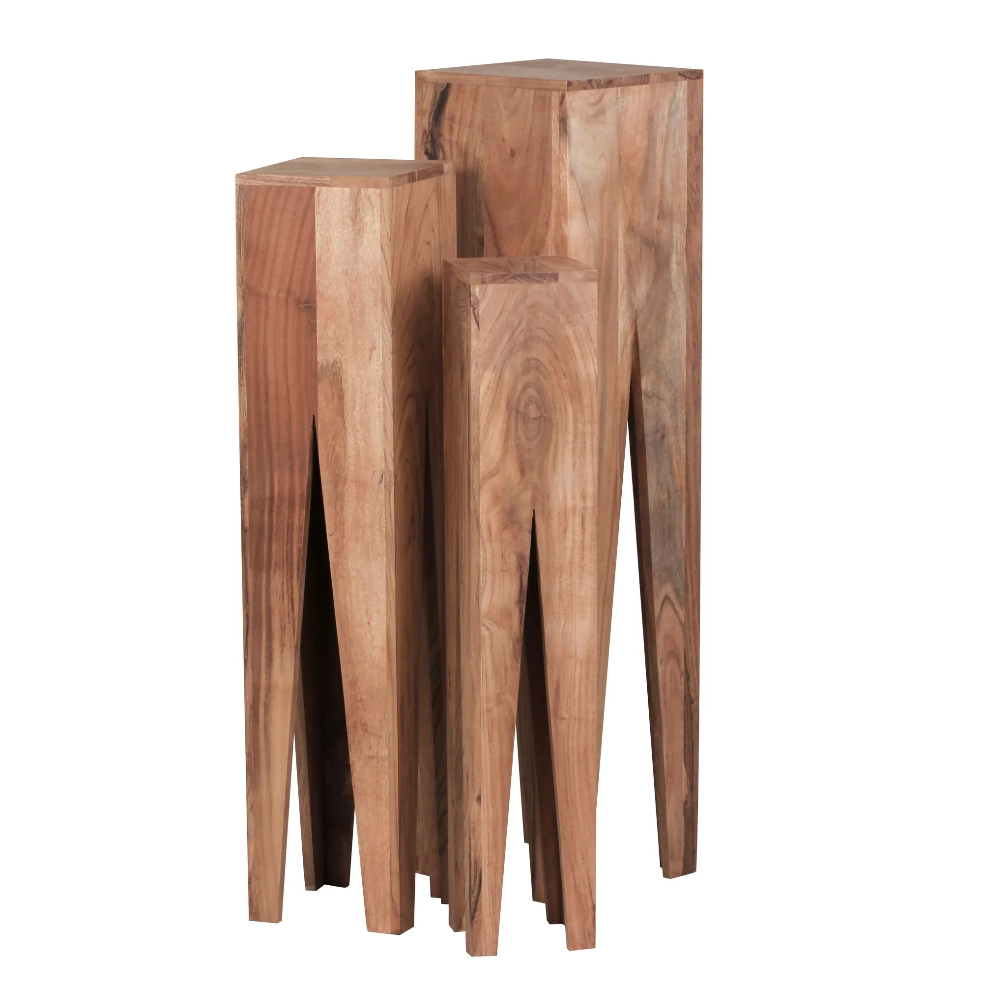 tinkaro Blumentisch Set KUNO Dekotisch Sheesham Beistelltisch Wonzimmer tinkaro Blumentisch Set KUNO Dekotisch Sheesham Beistelltisch Wonzimmer
