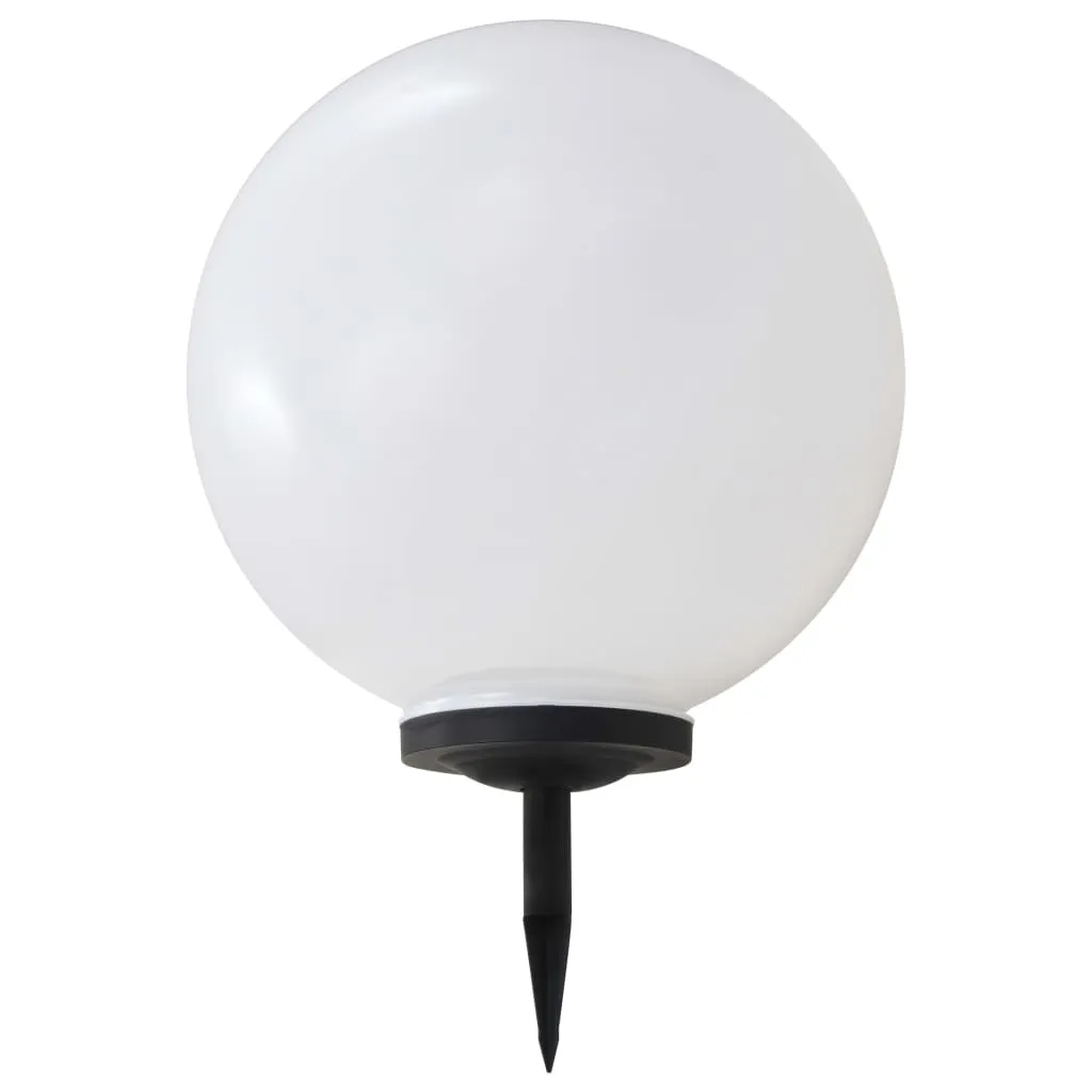 LED-Solarlampe Kugel Weiß 50x71 cm mit Farbwechselmodus