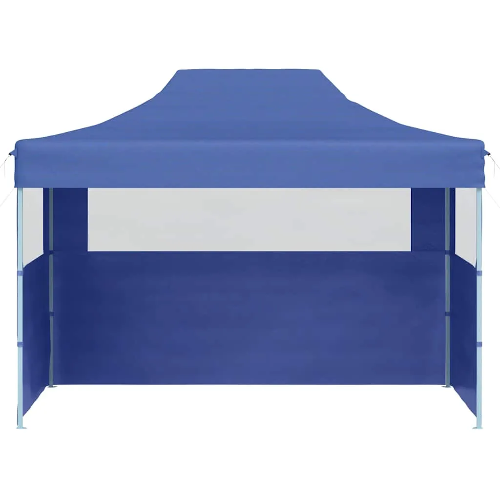 Faltbares Partyzelt 280x410x315 cm Blau mit UV- und Wasserbeständigem Dach