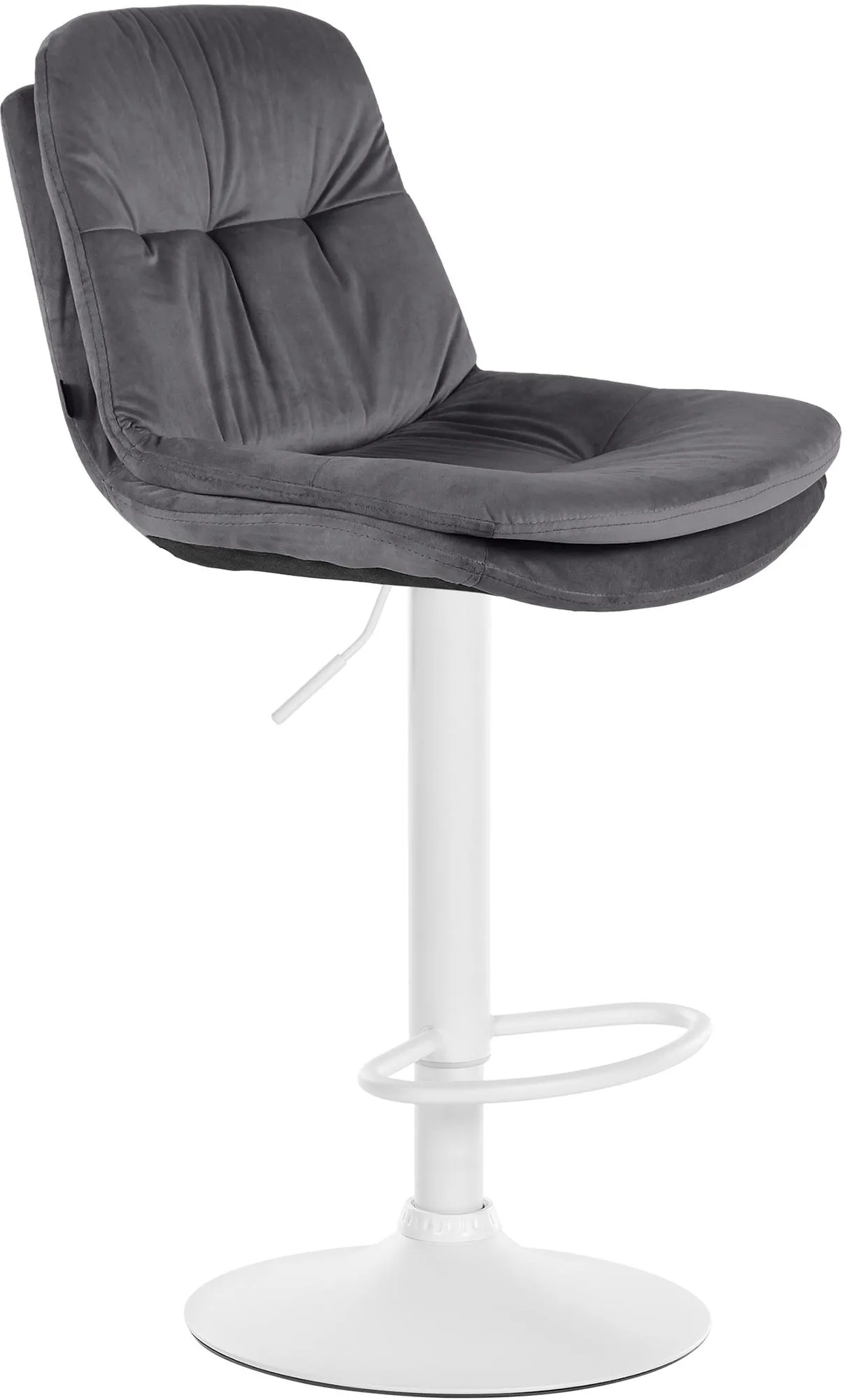 Barhocker Laurel 94-113x46x54 cm dunkelgrau