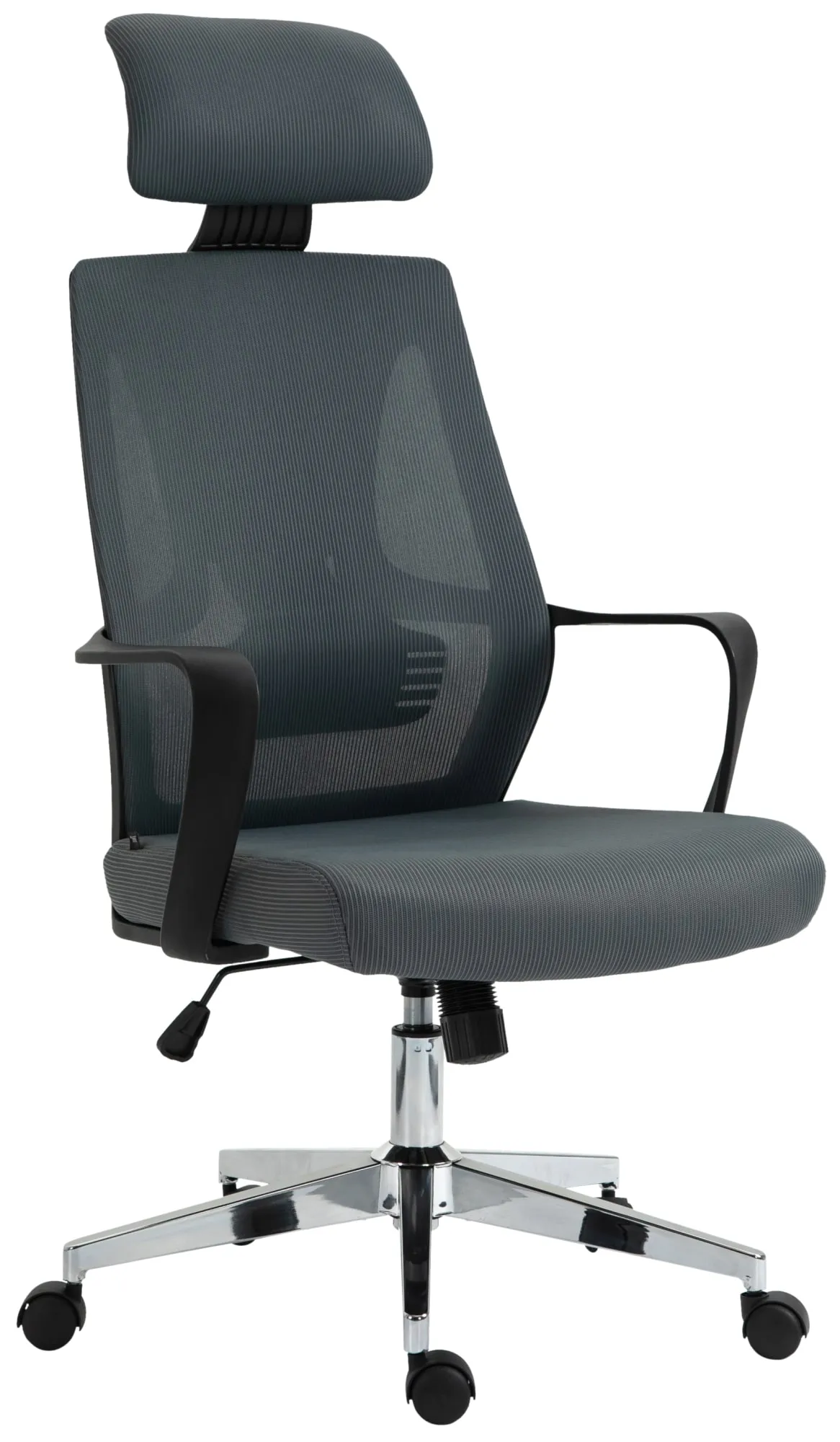 Bürostuhl Kanab 62,5x61x118-128 cm grau