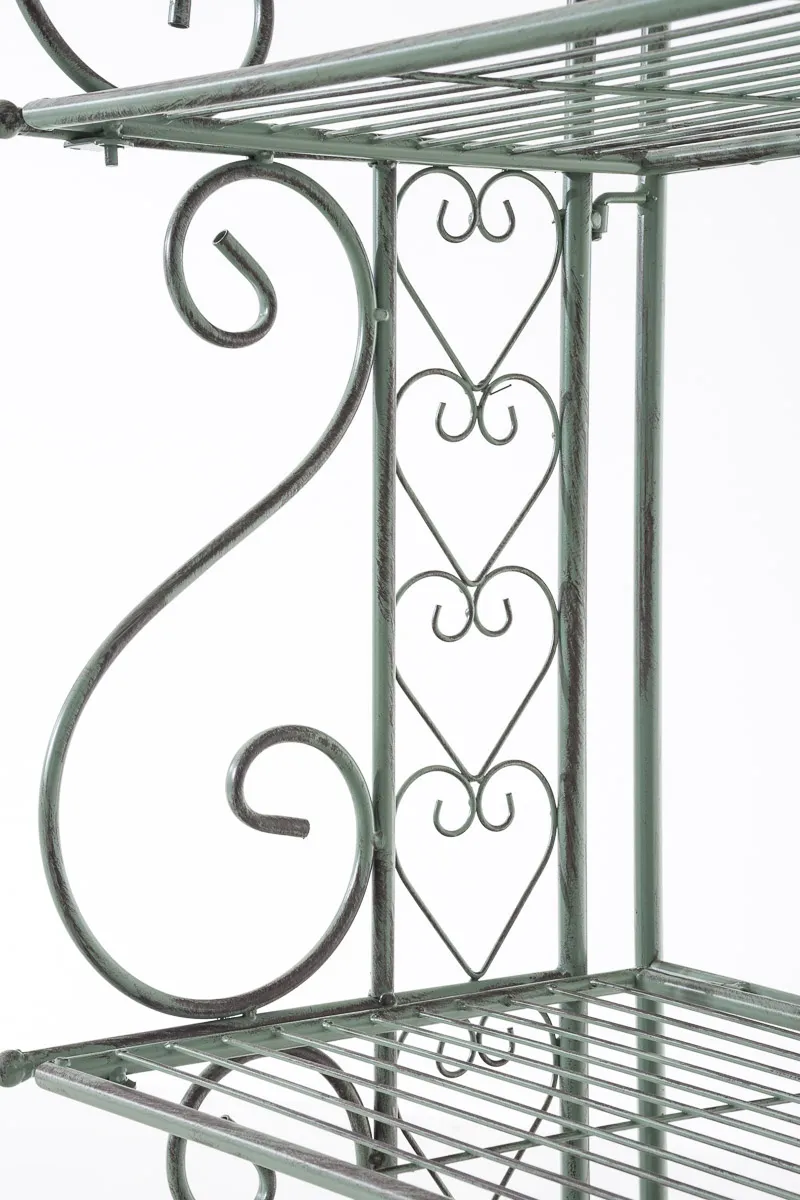 Standregal Antje 153x61x33 cm antik-grün
