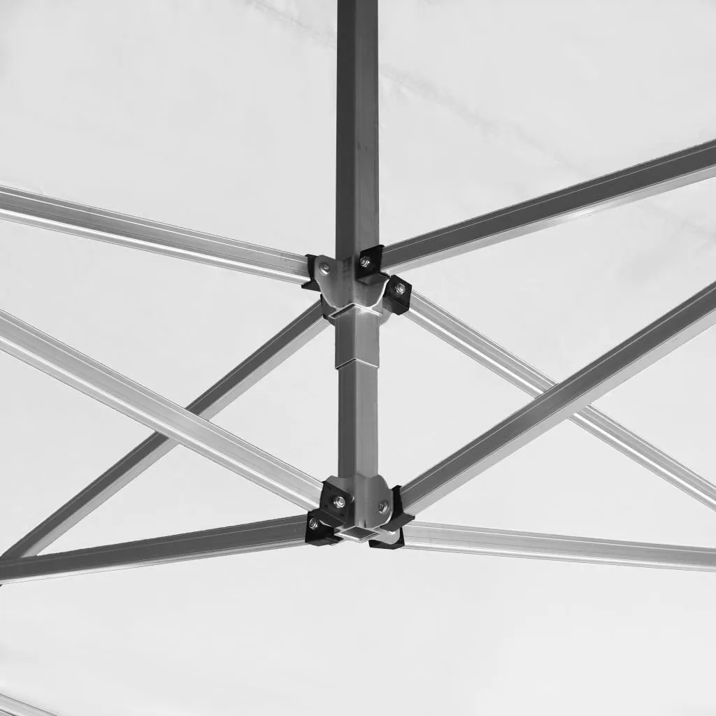 Weißes Partyzelt 4,5 x 3 x 3 m mit Aluminiumrahmen und PVC-Beschichtung