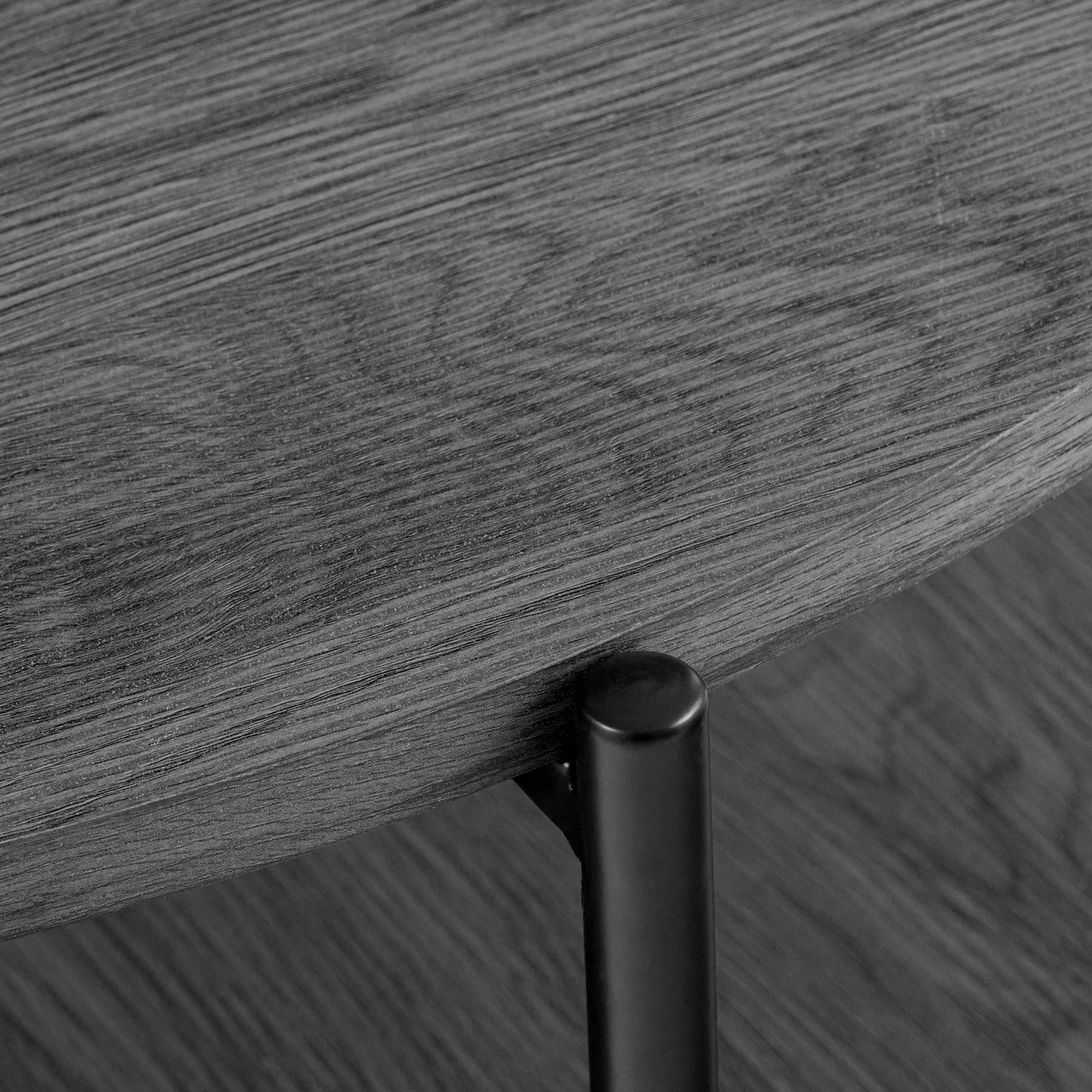 Couchtisch Edduma 80x80x40 cm grau