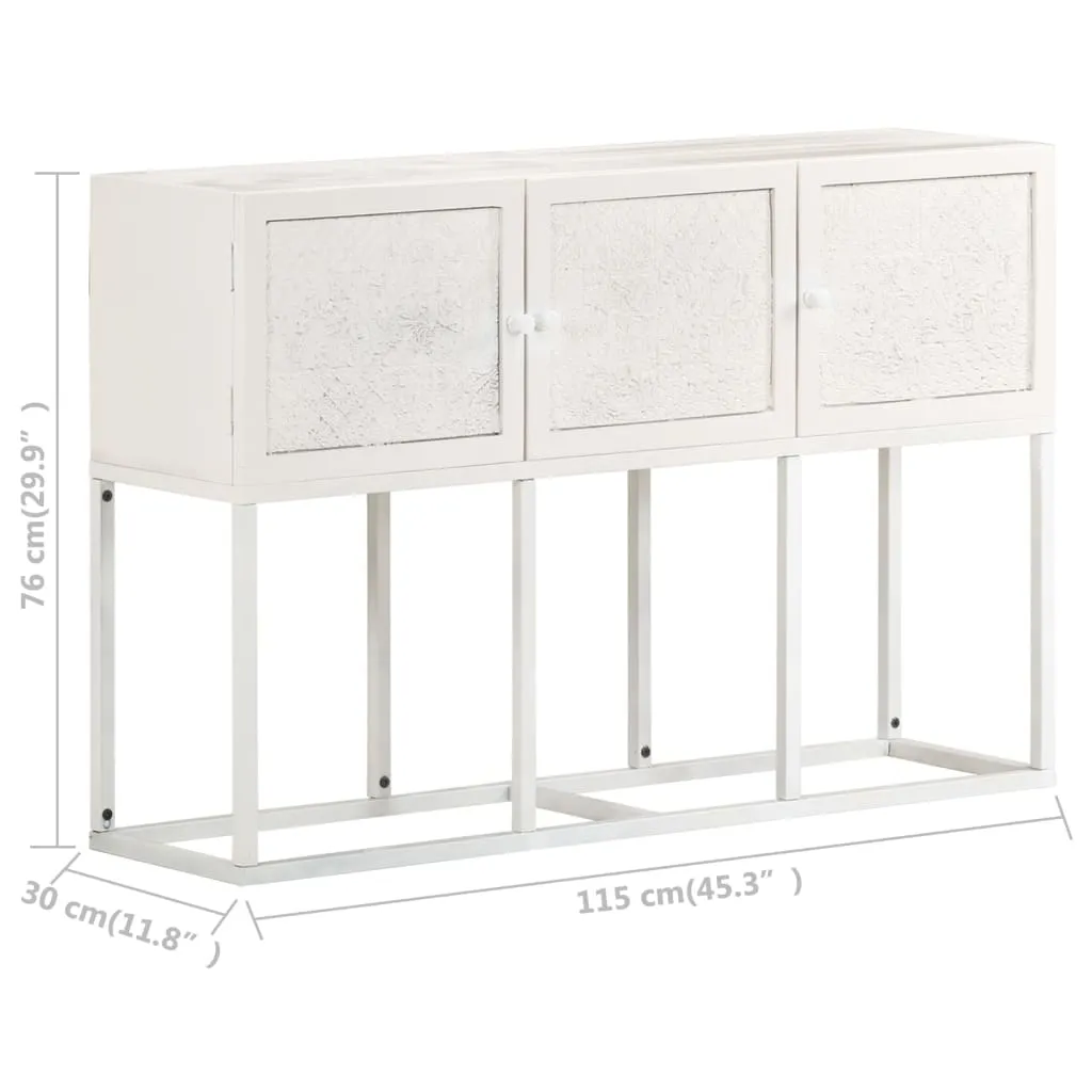 Sideboard 115x30x76 cm Mango Massivholz
