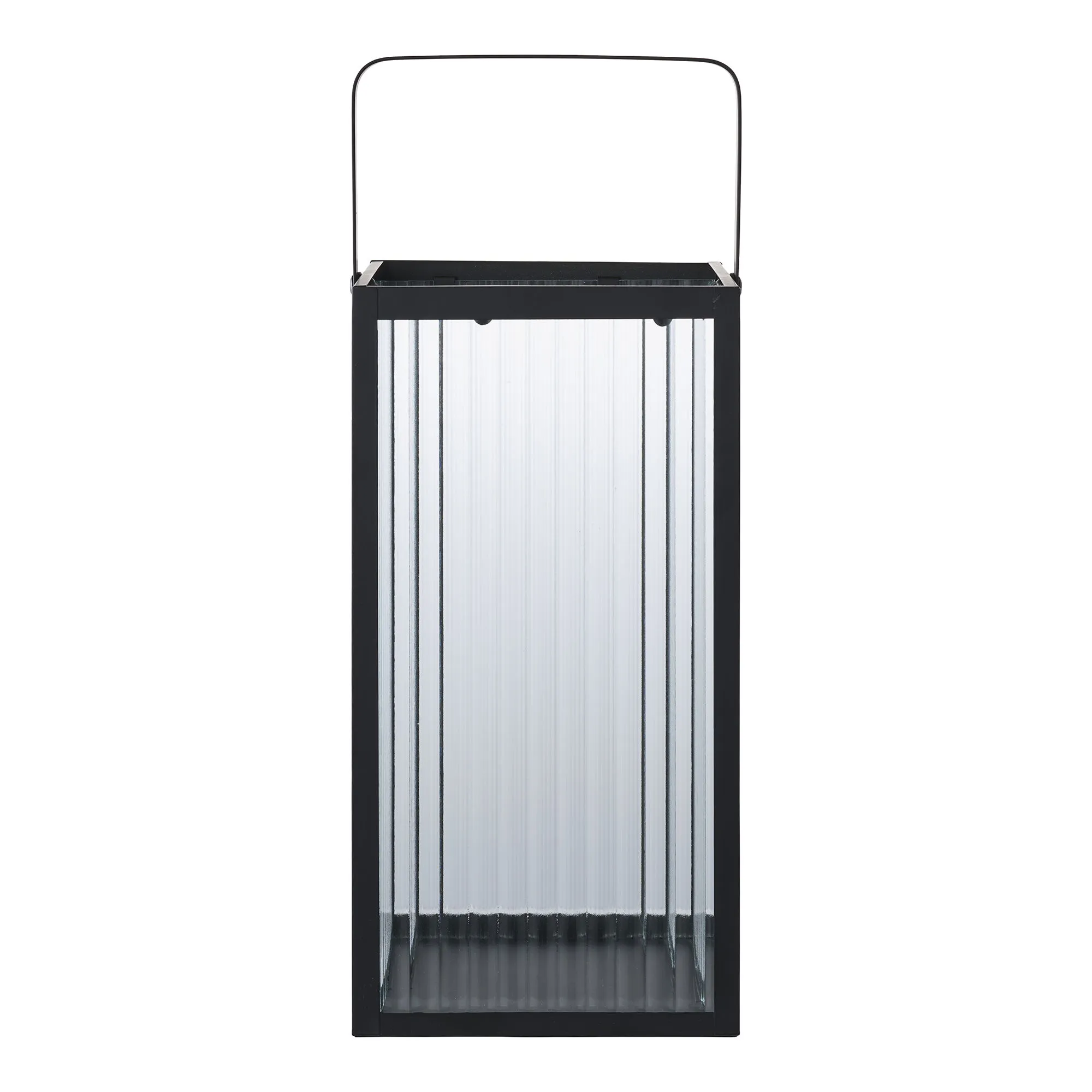 tinkaro Laterne Almonte Glas, Metall Schwarz / Klar tinkaro Laterne Almonte Glas, Metall Schwarz / Klar