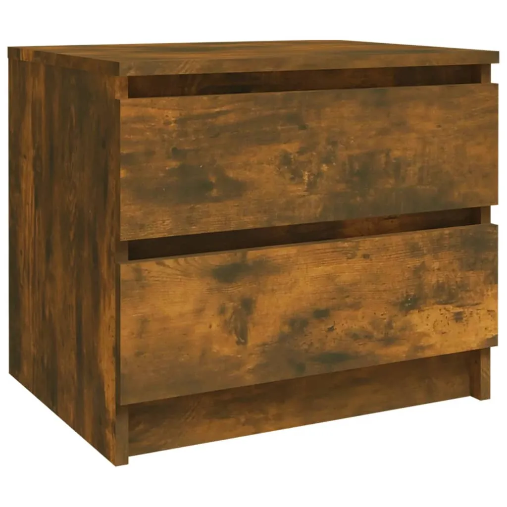 Nachttisch Räuchereiche 50x39x43,5 cm Holzwerkstoff