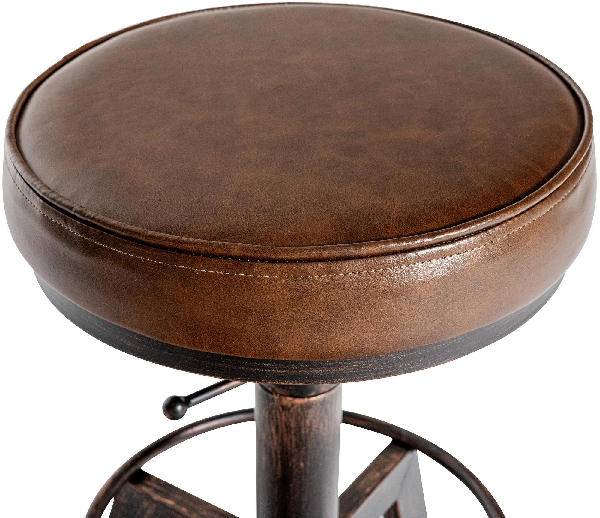 Sitzhocker Set Destin 42x42x44-63 cm bronze