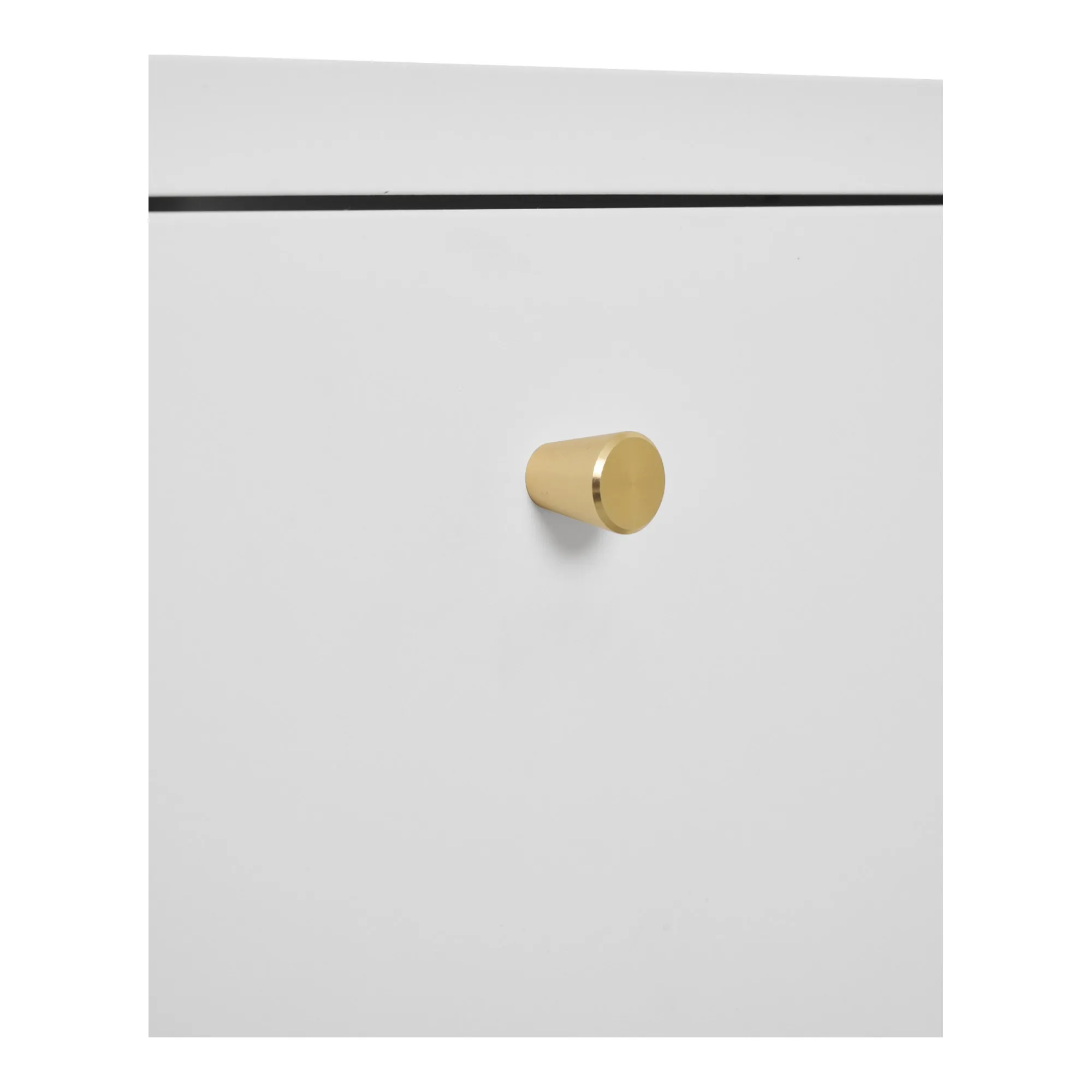 tinkaro Kommode Dalby 2 Schubladen 40x40x60 cm Weiß