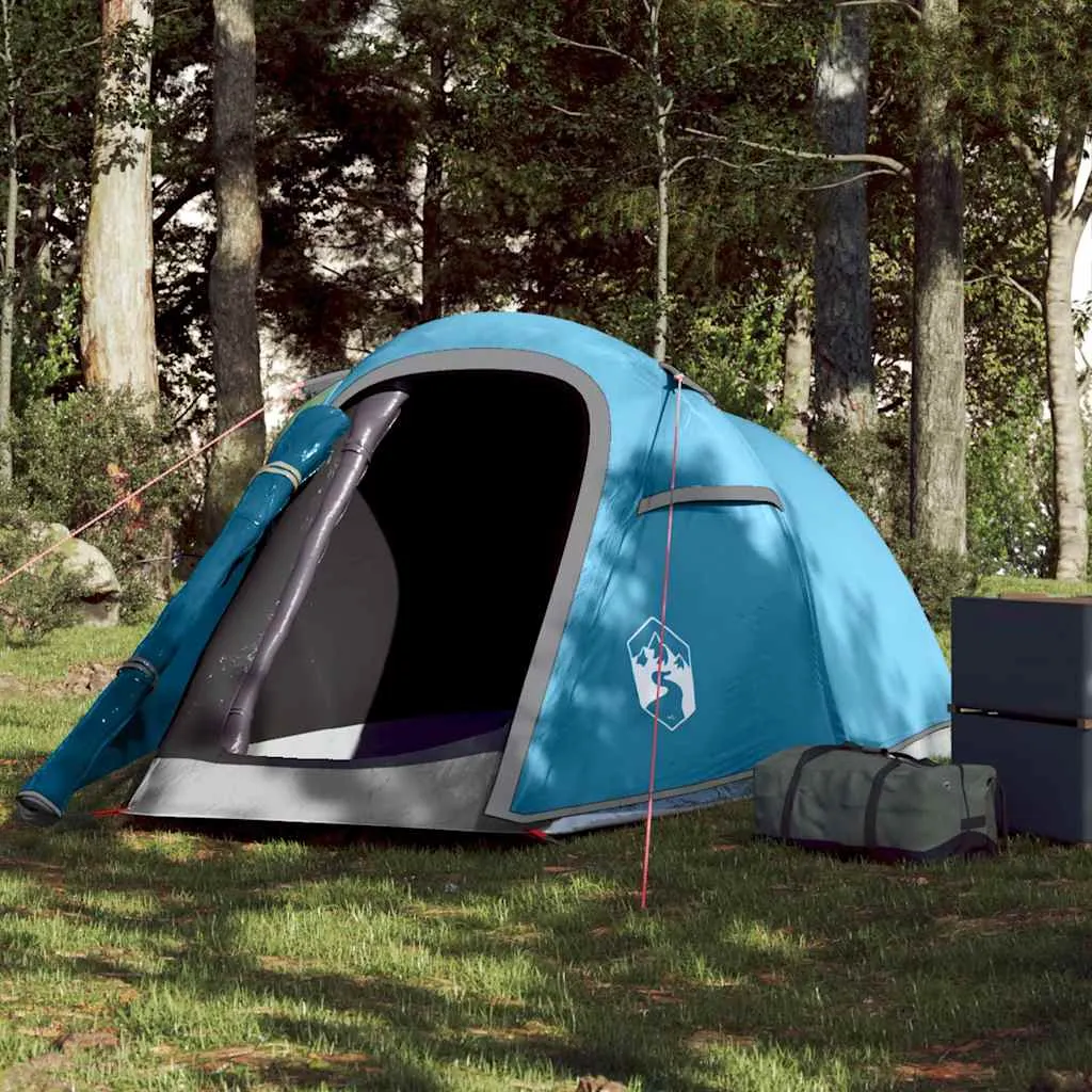Campingzelt Tunnelzelt Blau 272x133x100 cm für 2 Personen