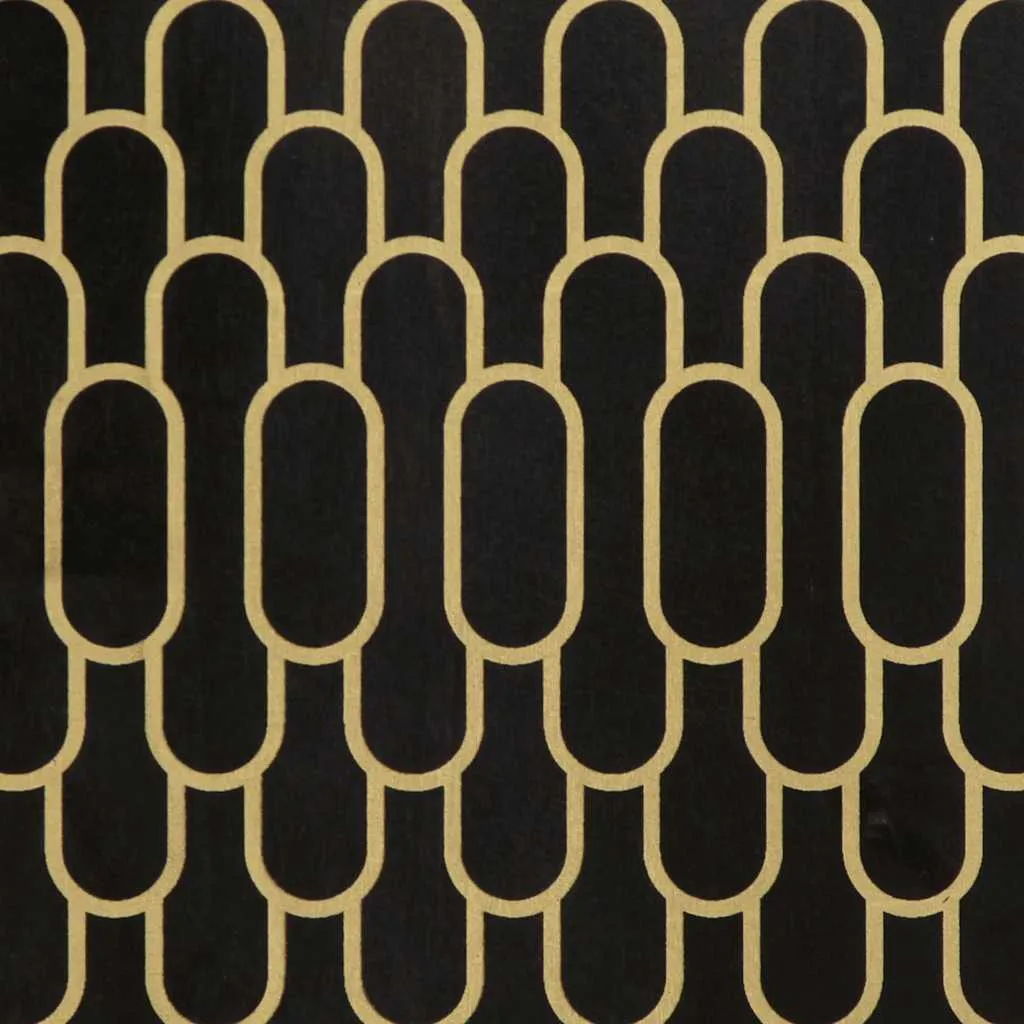 Nachttisch aus Vollholz mit schwarzem Finish, 50 x 33 x 60 cm