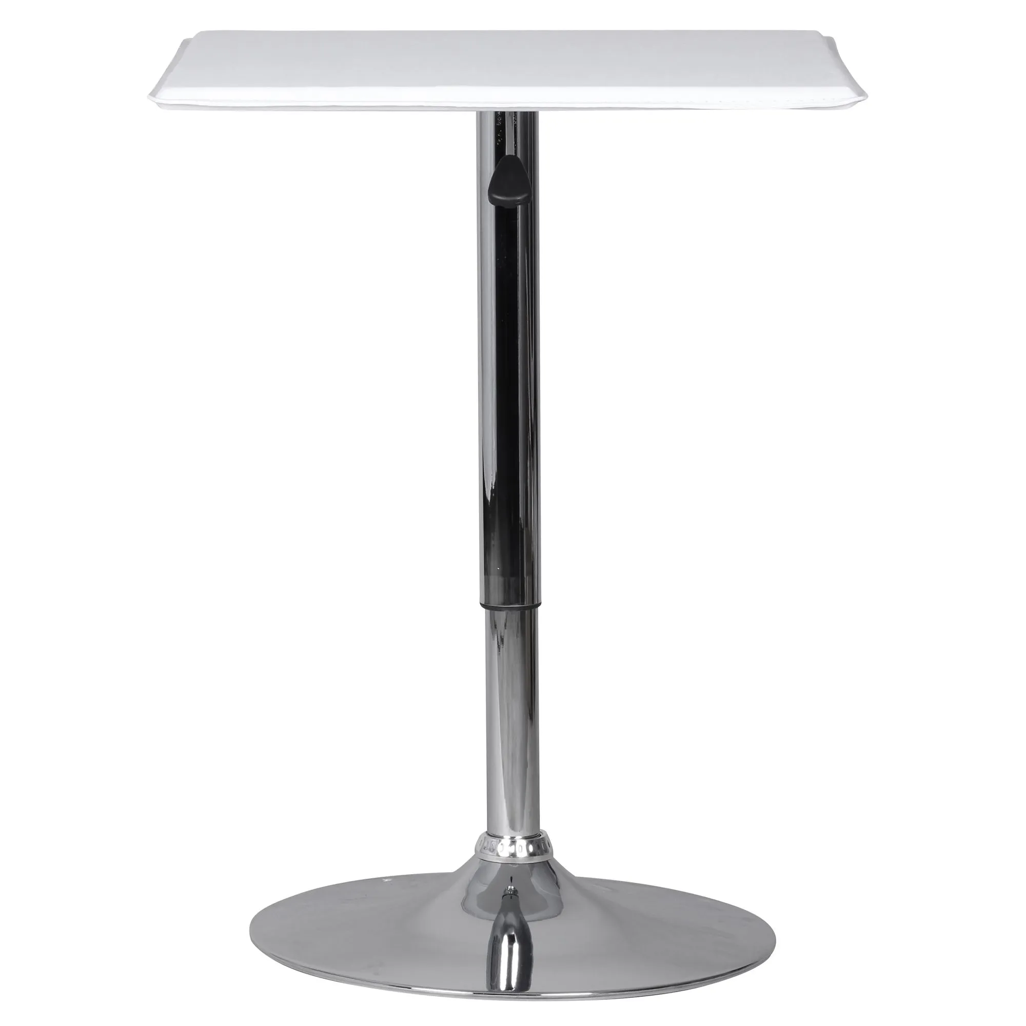 tinkaro Bistrotisch quadratisch ISABELL Kunstleder Stehtisch Weiß tinkaro Bistrotisch quadratisch ISABELL Kunstleder Stehtisch Weiß