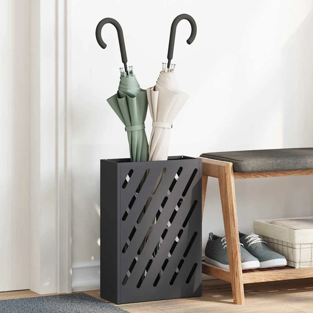 Sonnenschirmhalter Schwarz 28 x 12 x 41 cm Stahl